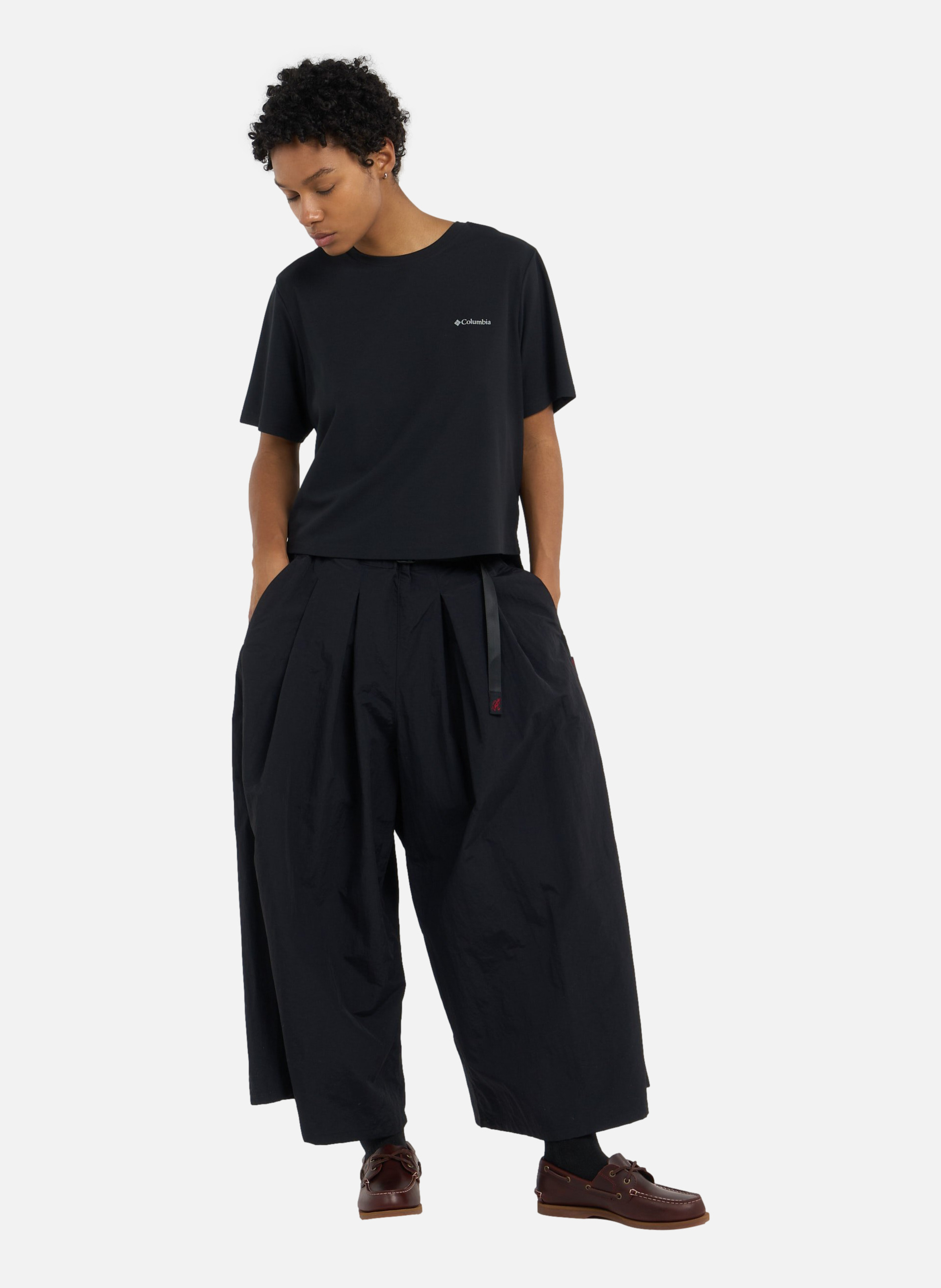 T-shirt chill creek pique ss tee COLUMBIA Noir