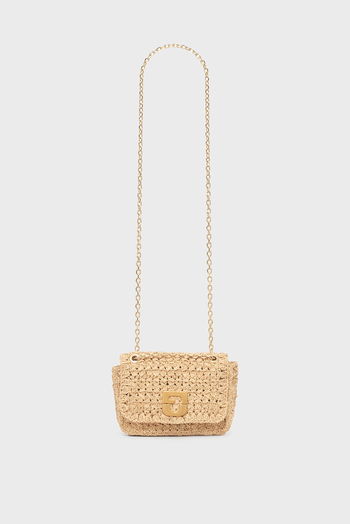 Mini sac en raphia - le mini fanny GERARD DAREL Beige