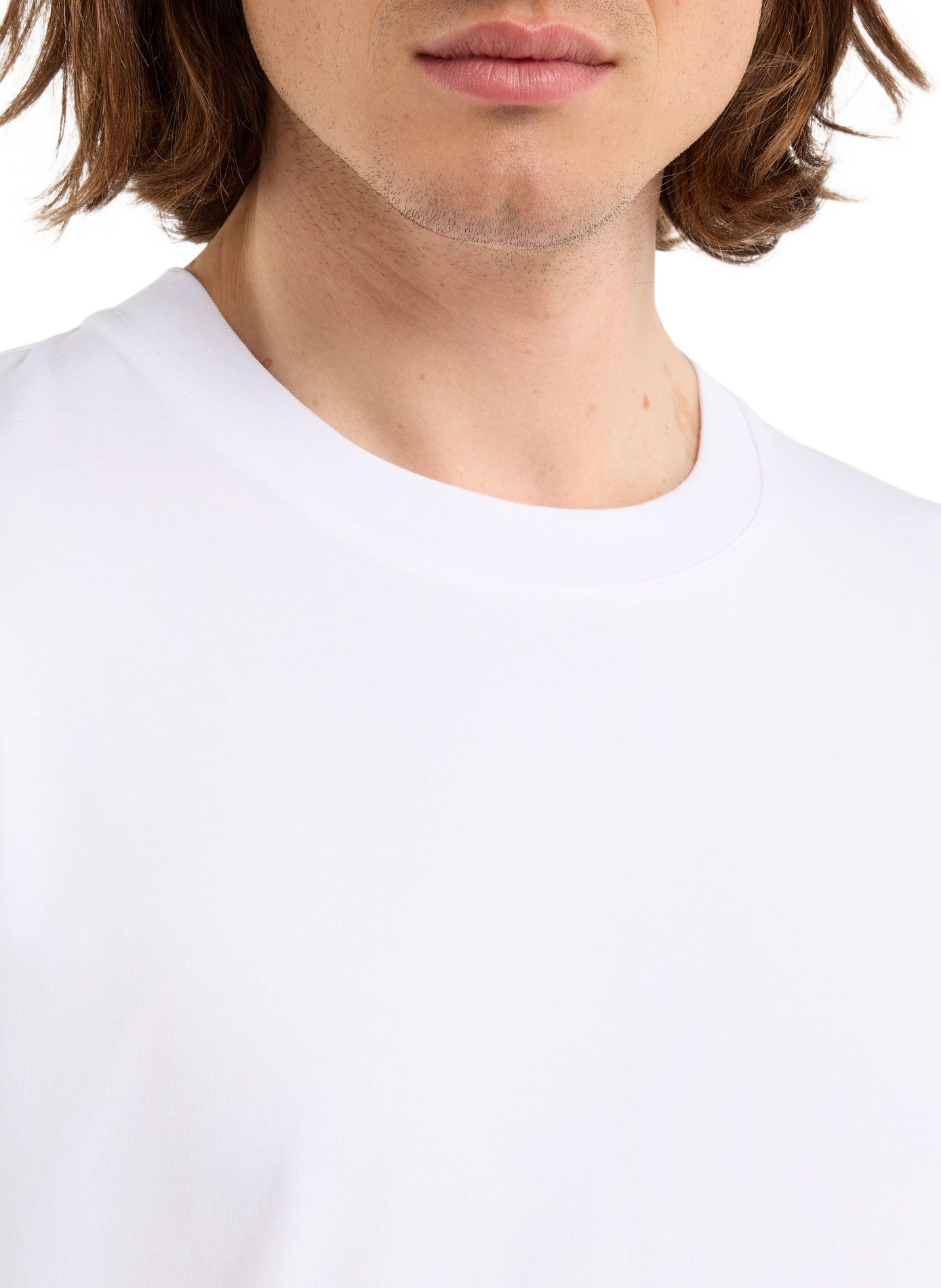 T-shirt Baff à manches longues en coton mélangé SAISON 1865 Blanc