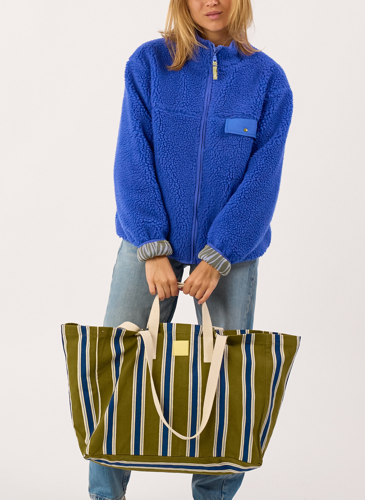 Sac cabas en coton biologique BILLYBELT Kaki