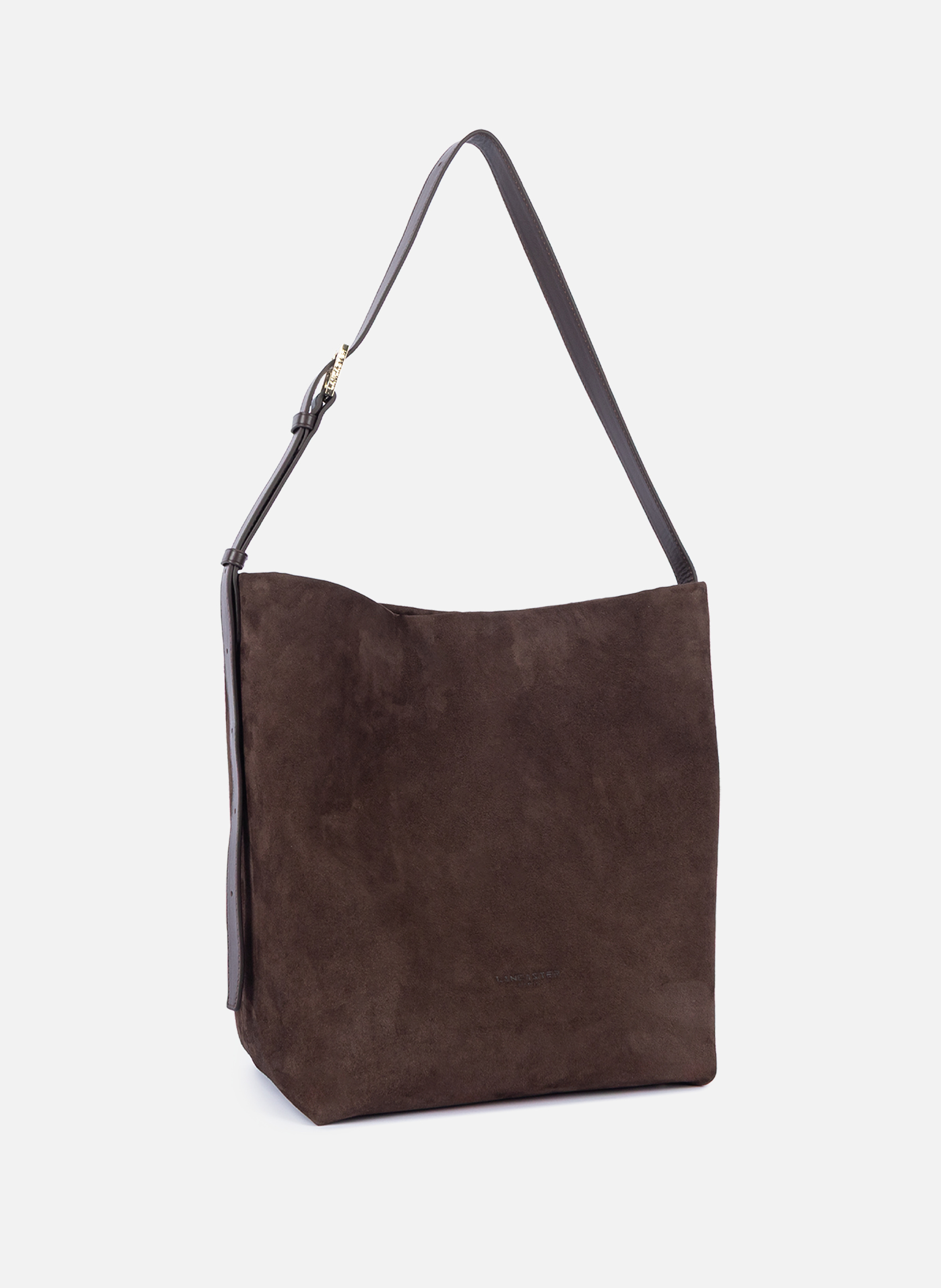 Grand sac seau - suède LANCASTER Marron