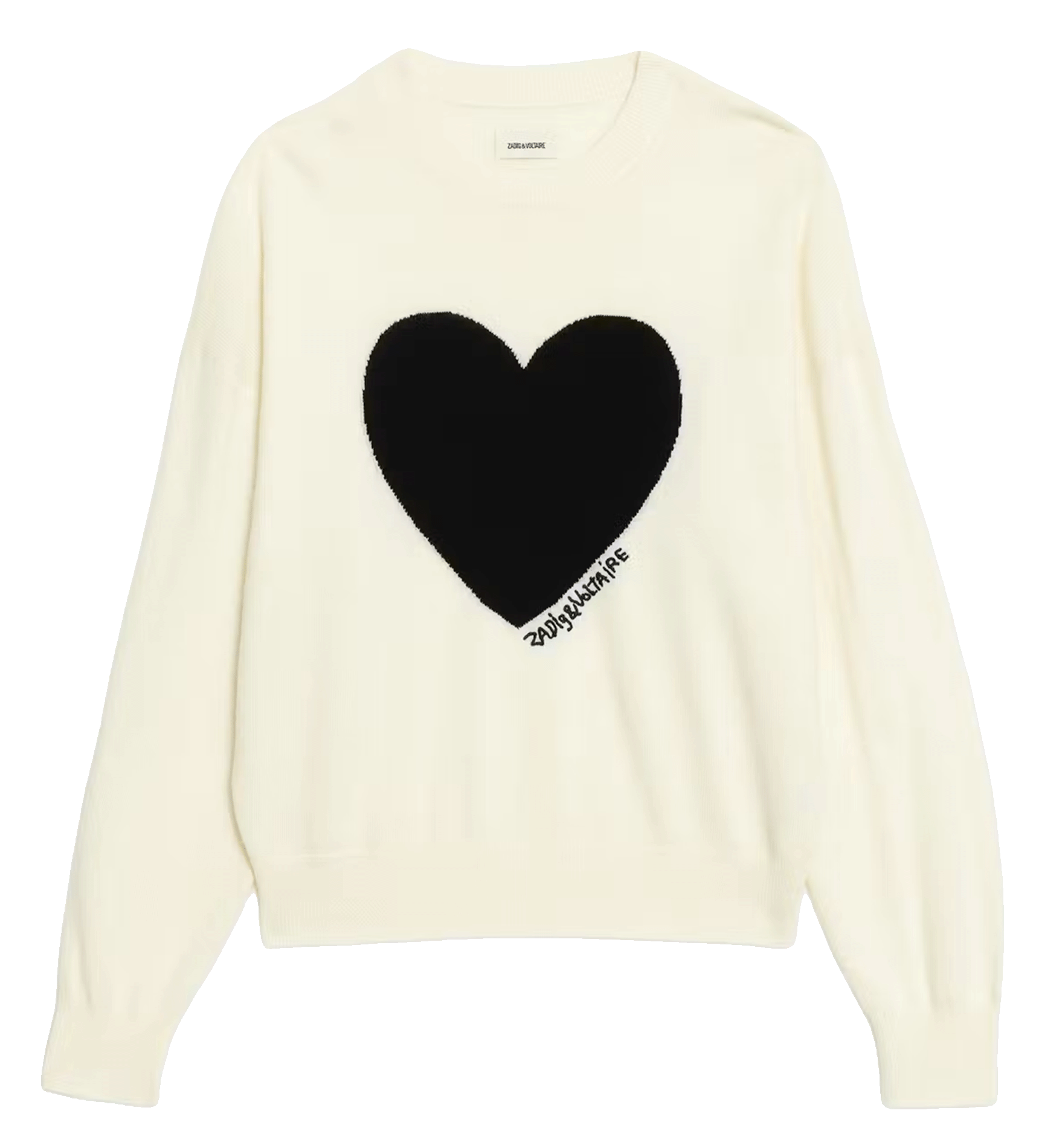 Ruime trui met patroon van wol en kasjmier Soulo ZADIG&VOLTAIRE Beige