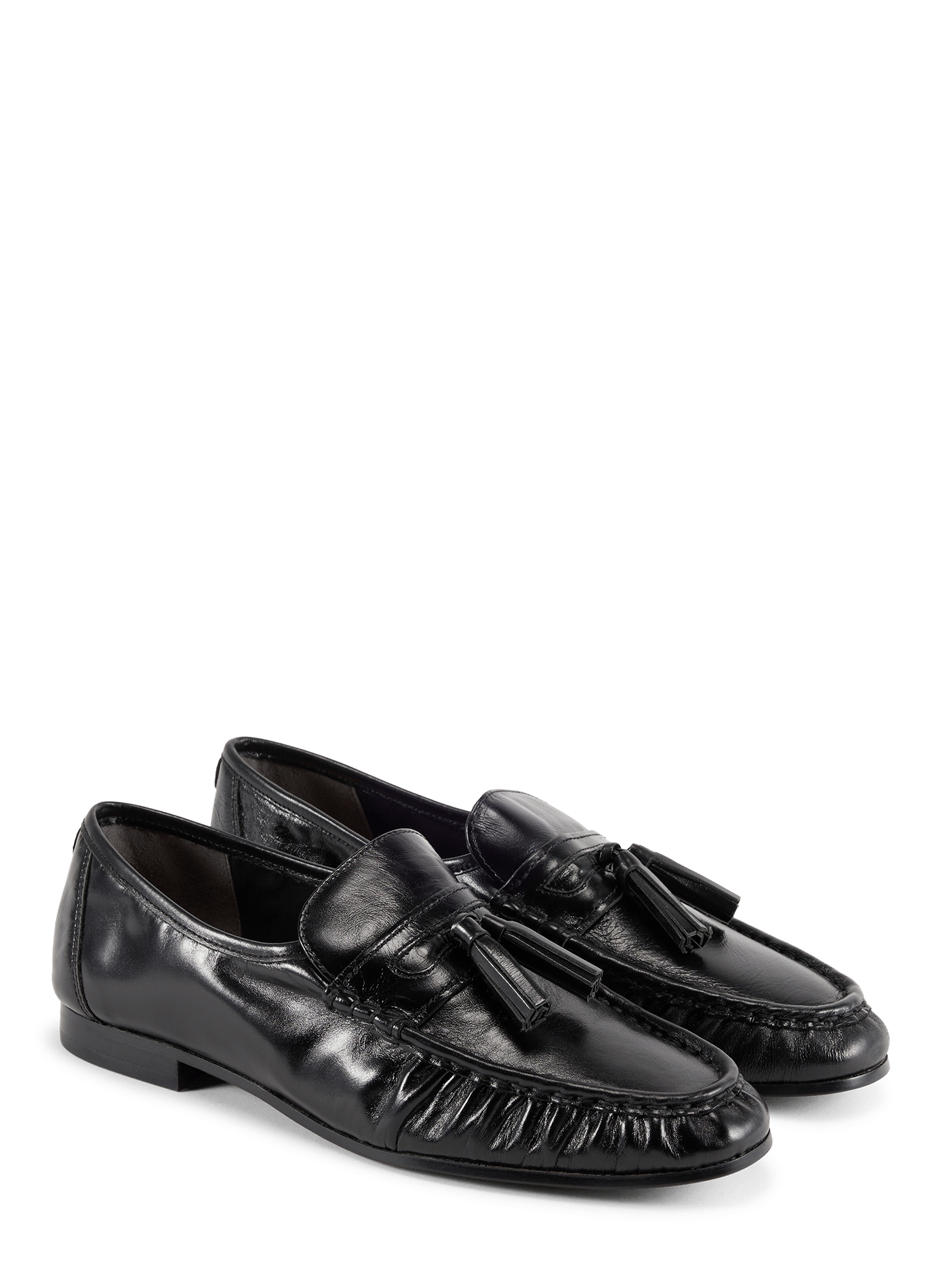 Mocassins Lana à pampilles en cuir SAM EDELMAN Noir