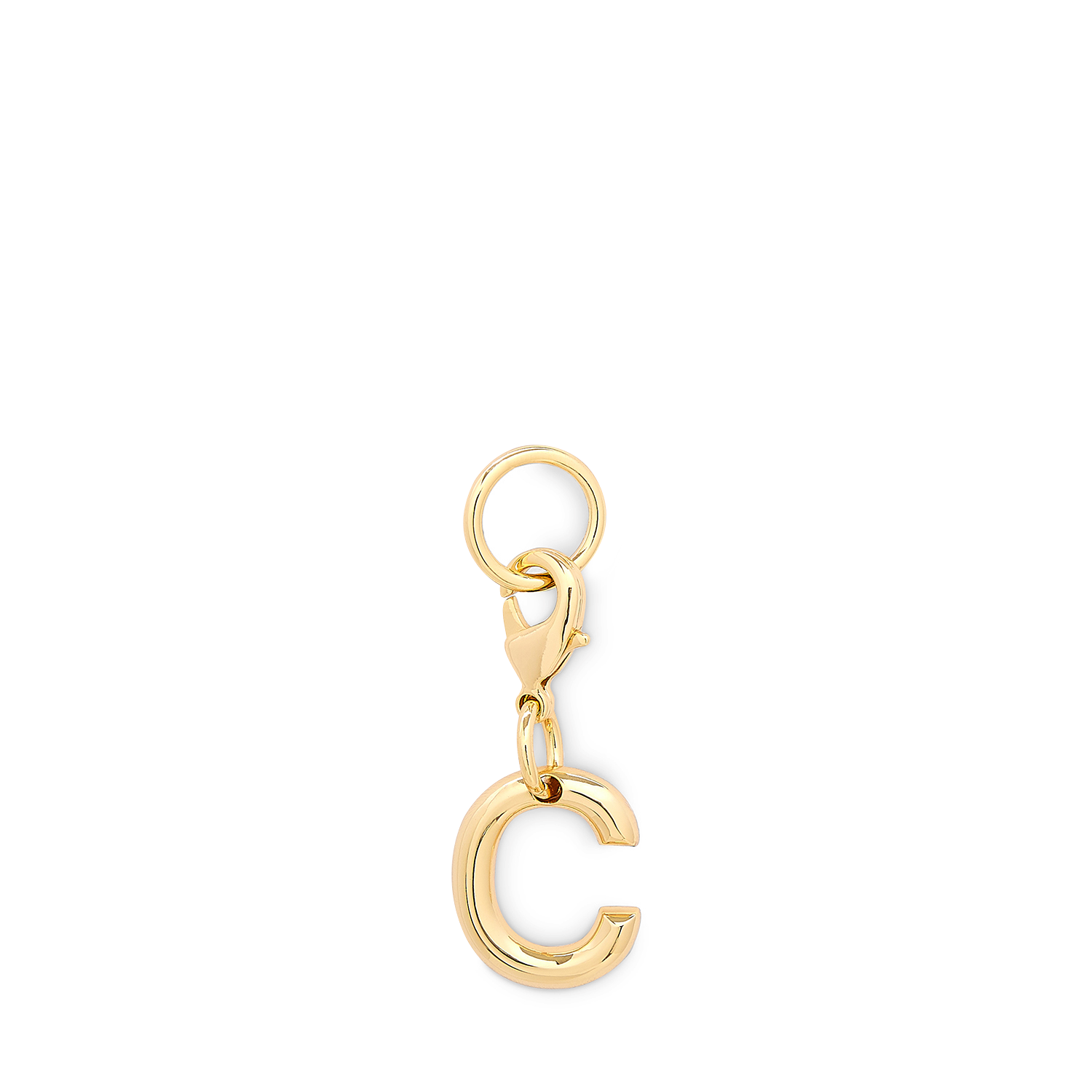 Gouden metalen Lancel-pin - letter C. LANCEL Goud
