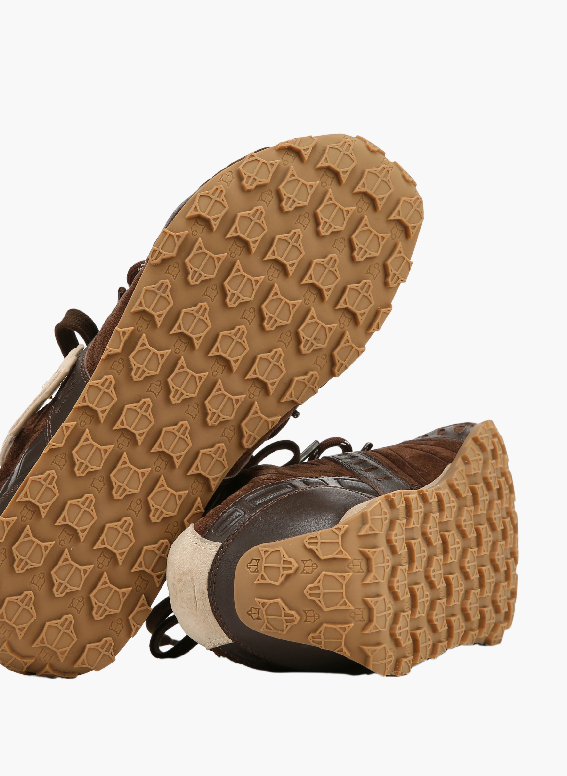 Lapse-sneakers van suède NAKED WOLFE Bruin