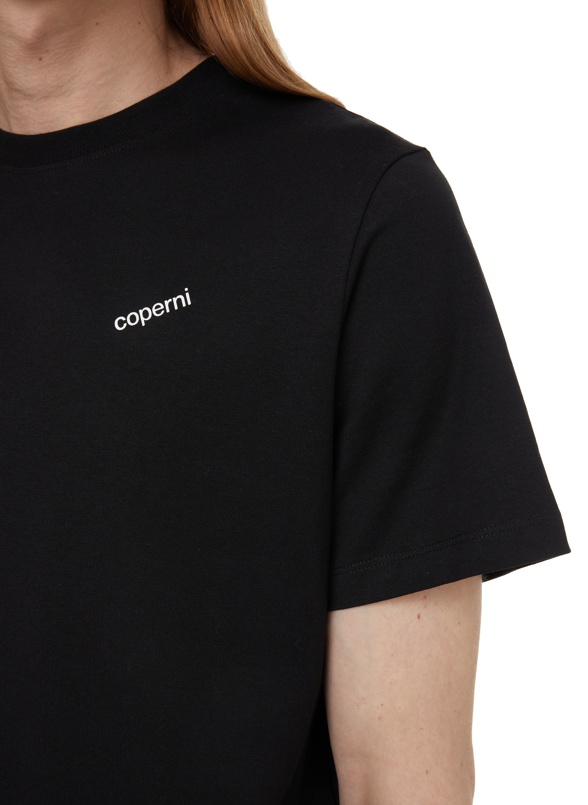Boxy cotton T-shirt COPERNI Black