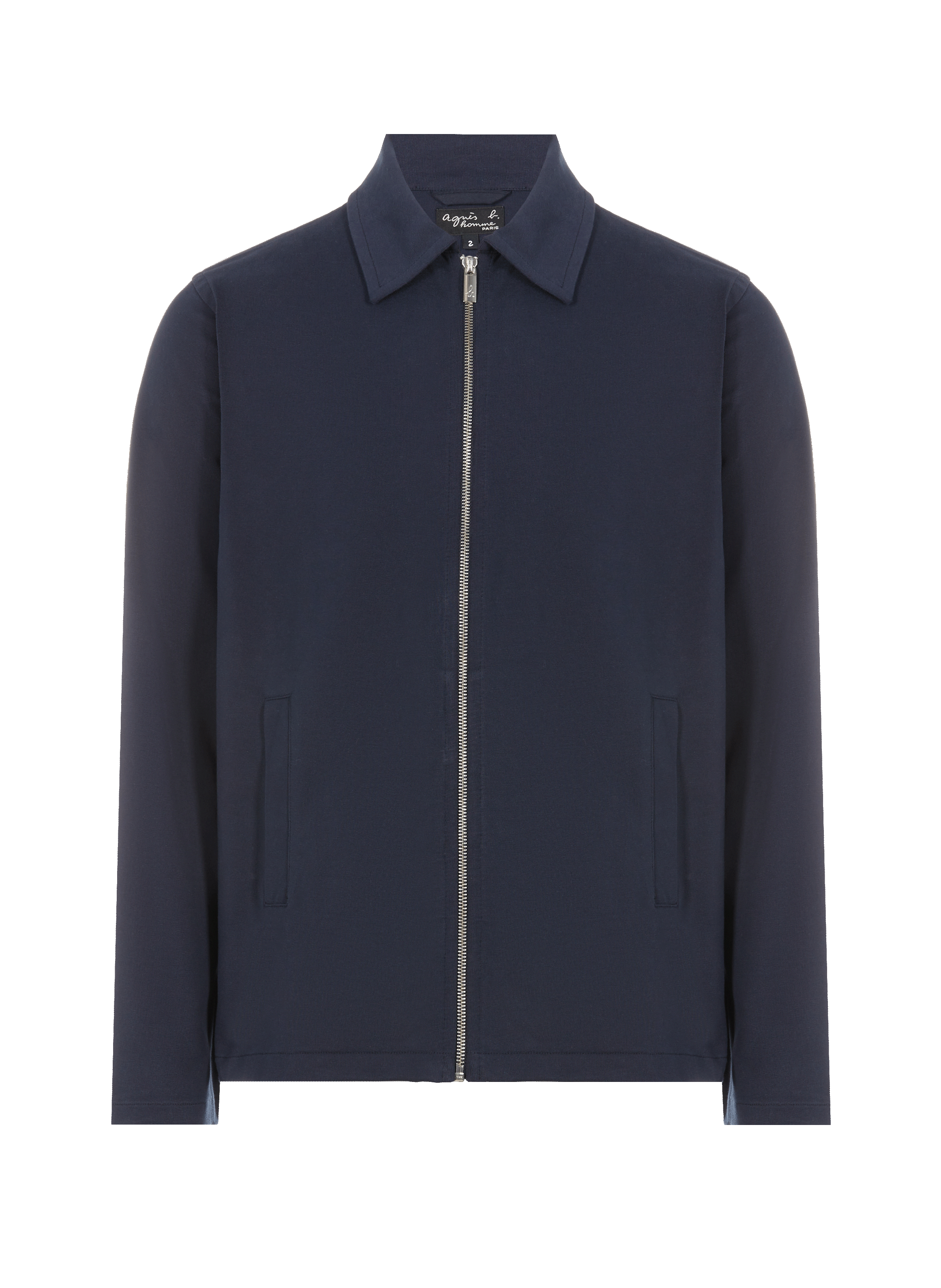 Sweatshirt zippé en coton