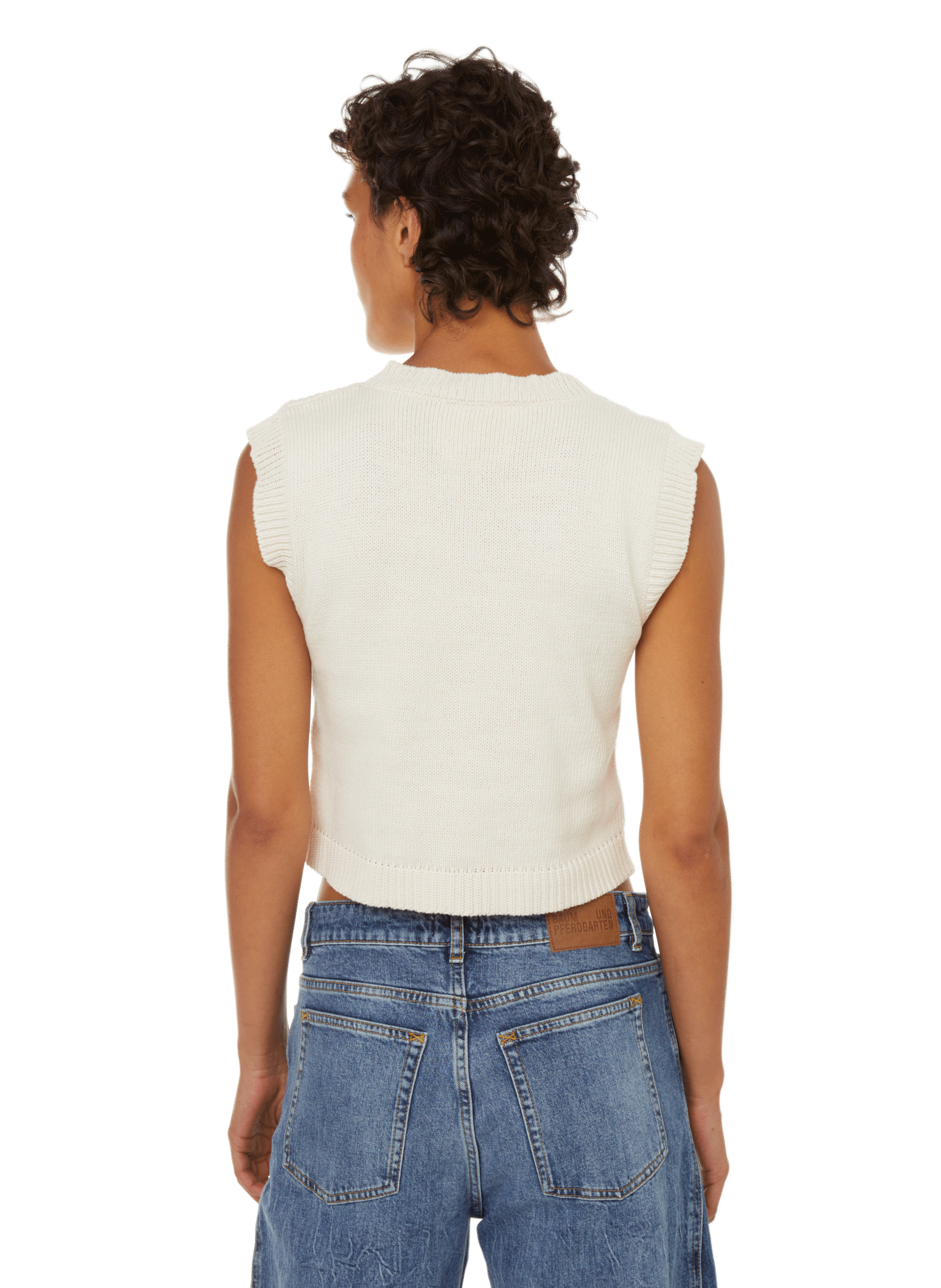 Nerea crochet top  STELLA PARDO Beige