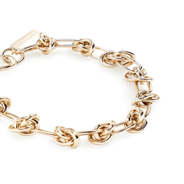 Justine Clenquet Daria Brass Bracelet In Gold