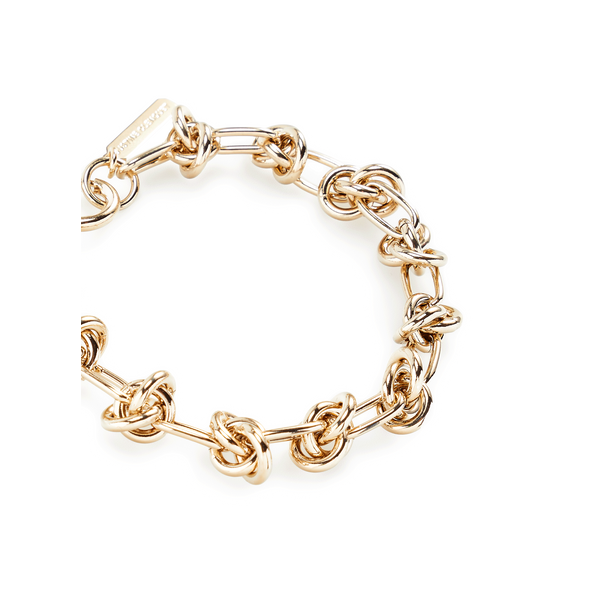 Justine Clenquet Daria Brass Bracelet In Gold