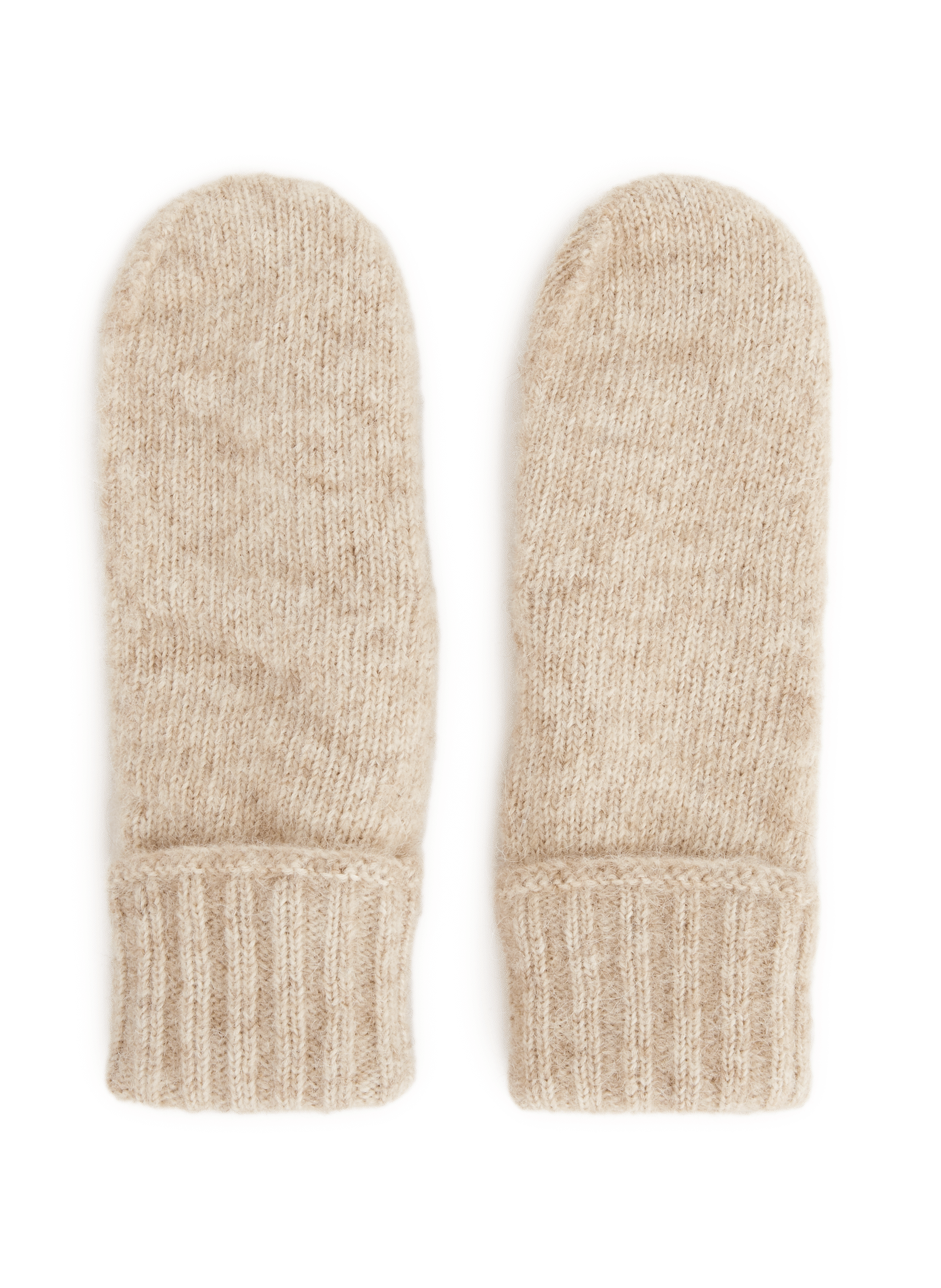 Moufles en laine et coton