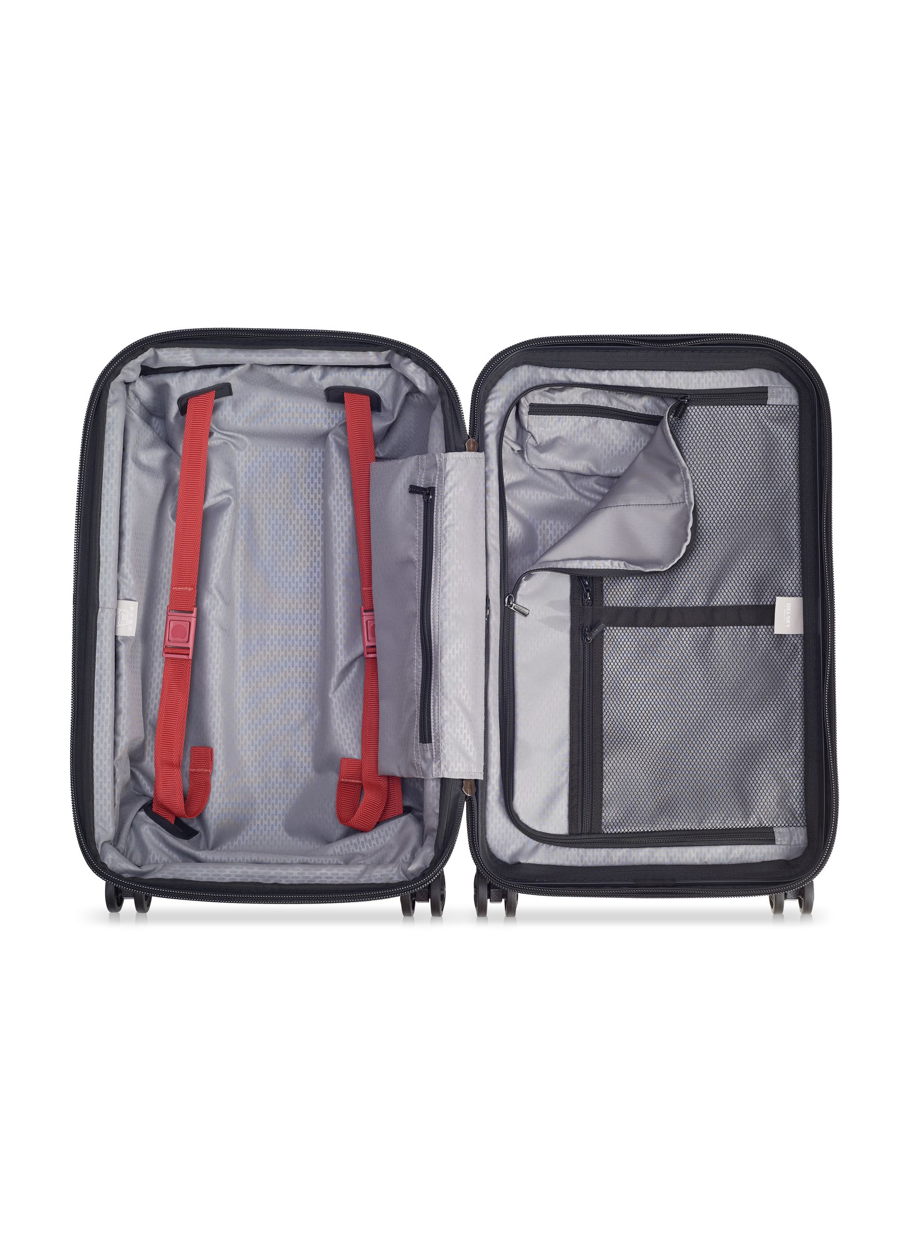 Valise soute rigide taille s - securitime zip DELSEY PARIS Blanc