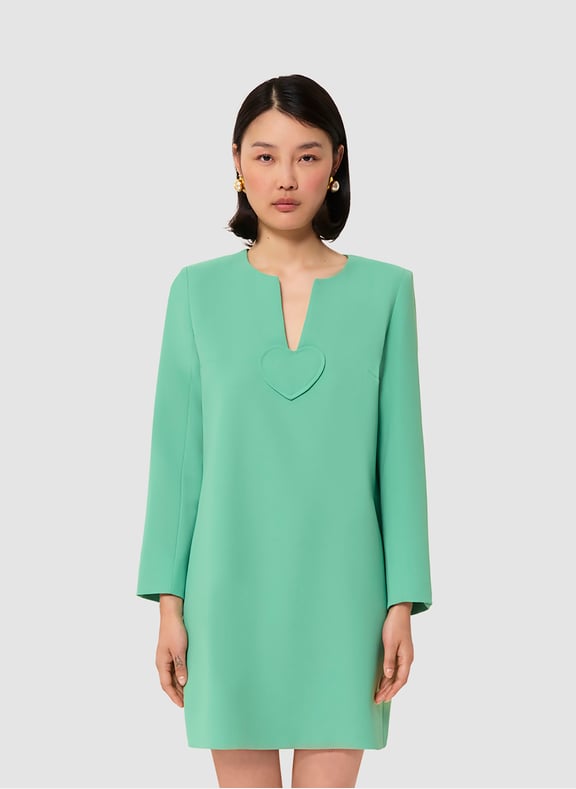 Robe droite cœurs - rheala Vert by TARA JARMON TARA JARMON Robe droite cœurs - rheala Vert