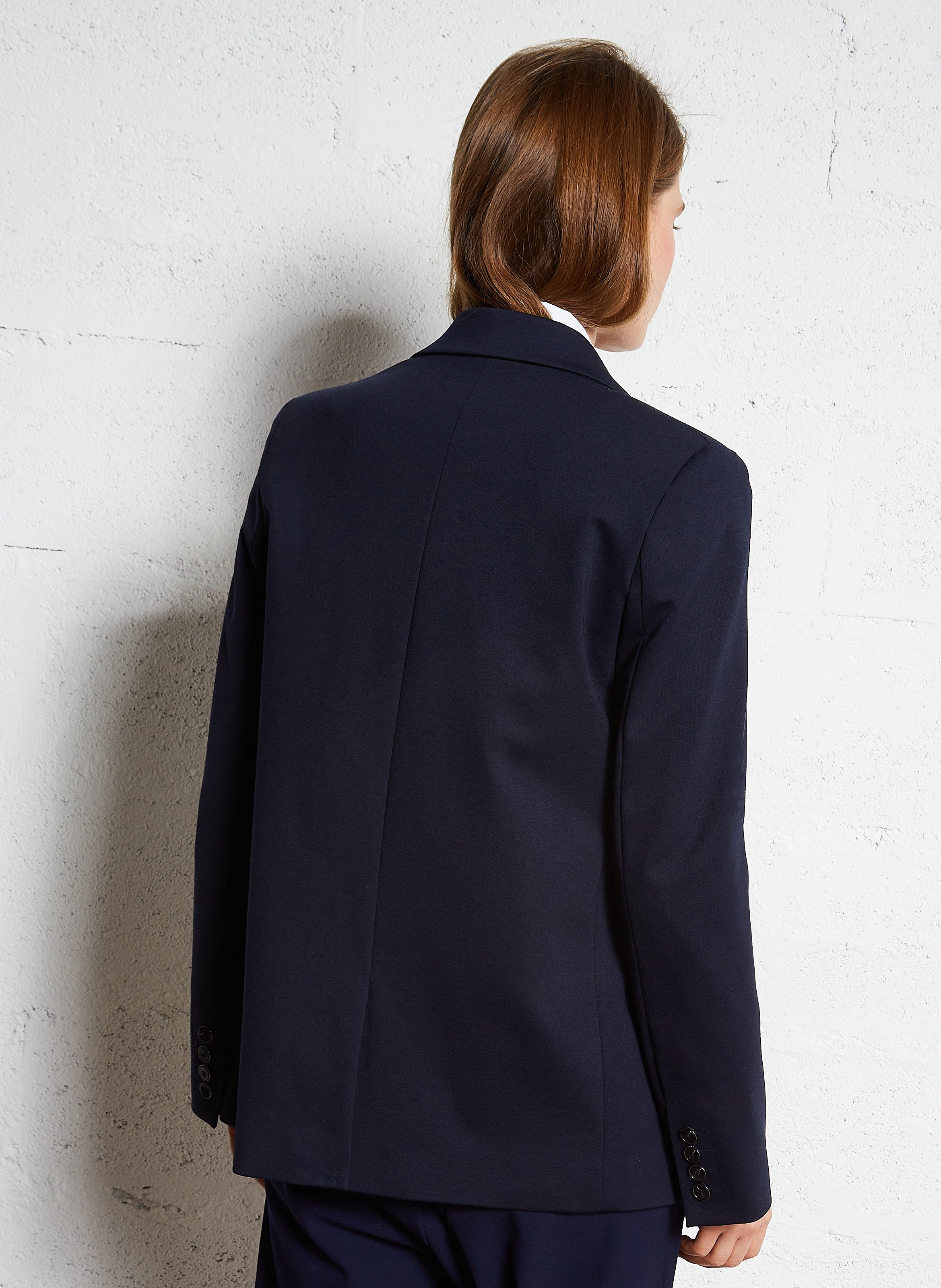 Veste tailleur droite IKKS Bleu