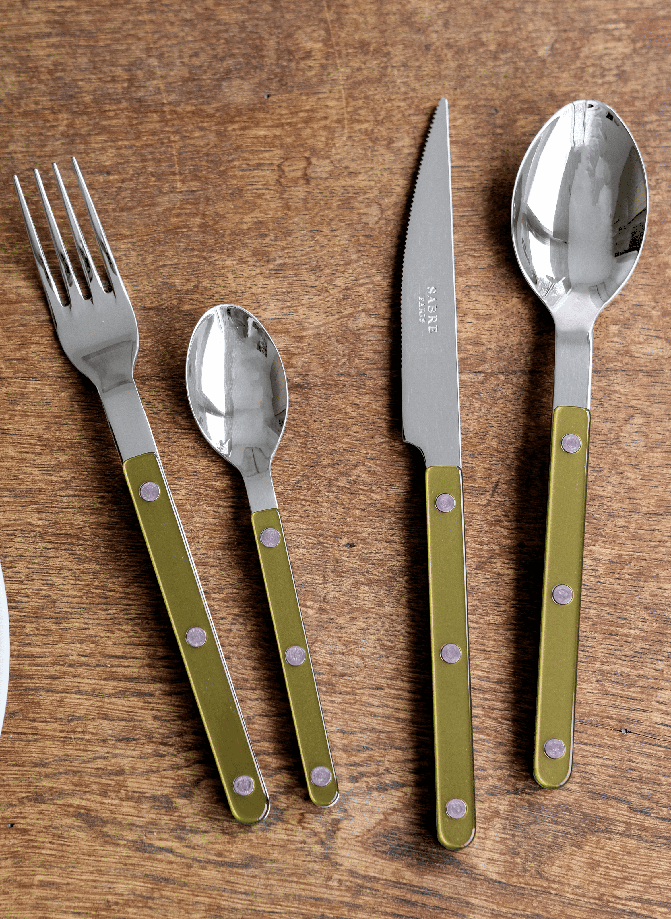 Petite cuillère, bistrot pearly SABRE PARIS Vert