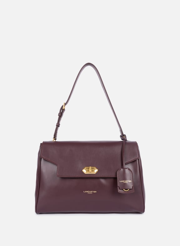 Grand sac cabas épaule - donna grace Rouge by LANCASTER LANCASTER Grand sac cabas épaule - donna grace Rouge