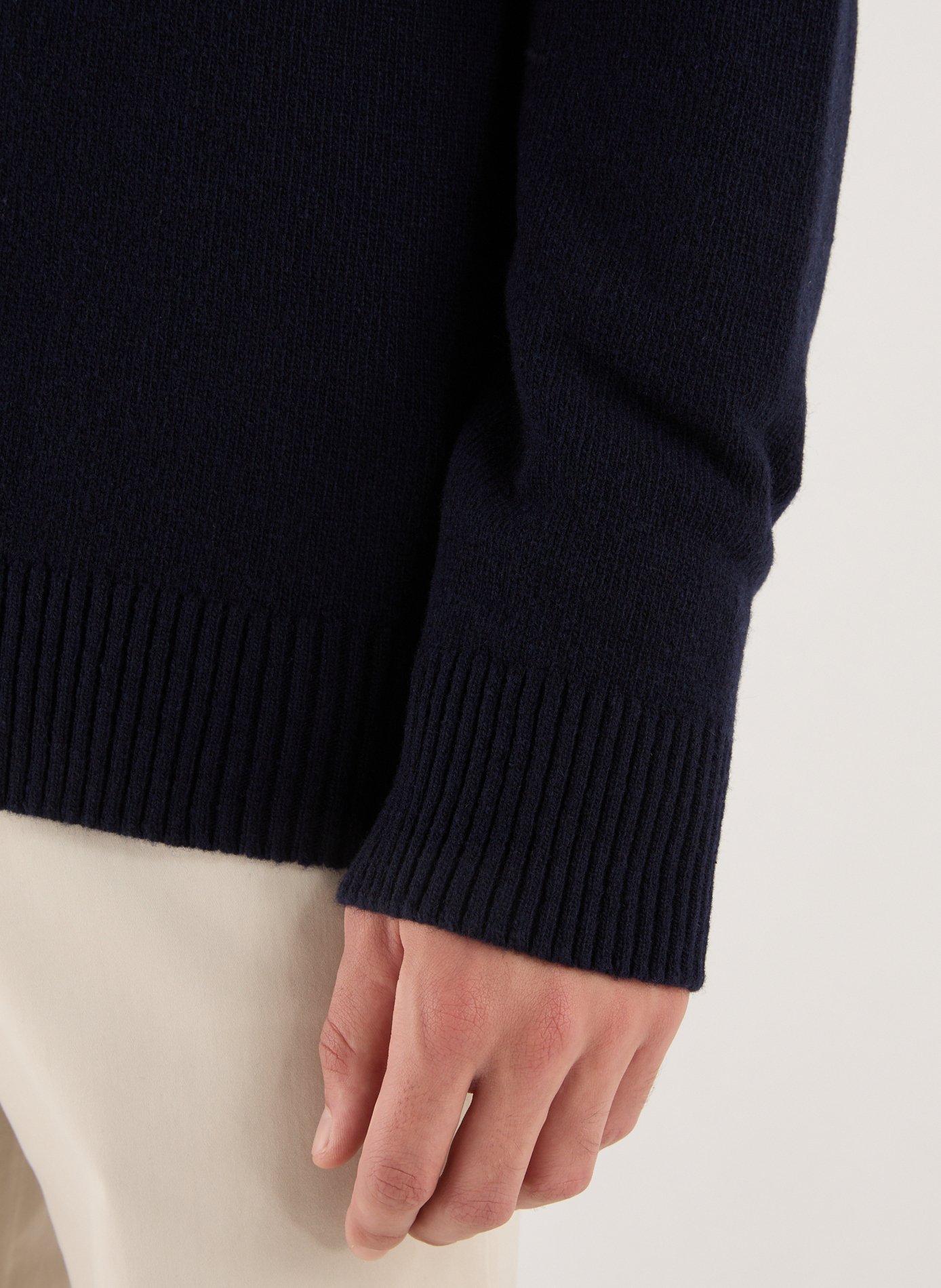 Knit Gefil Sweater AU PRINTEMPS PARIS Blue