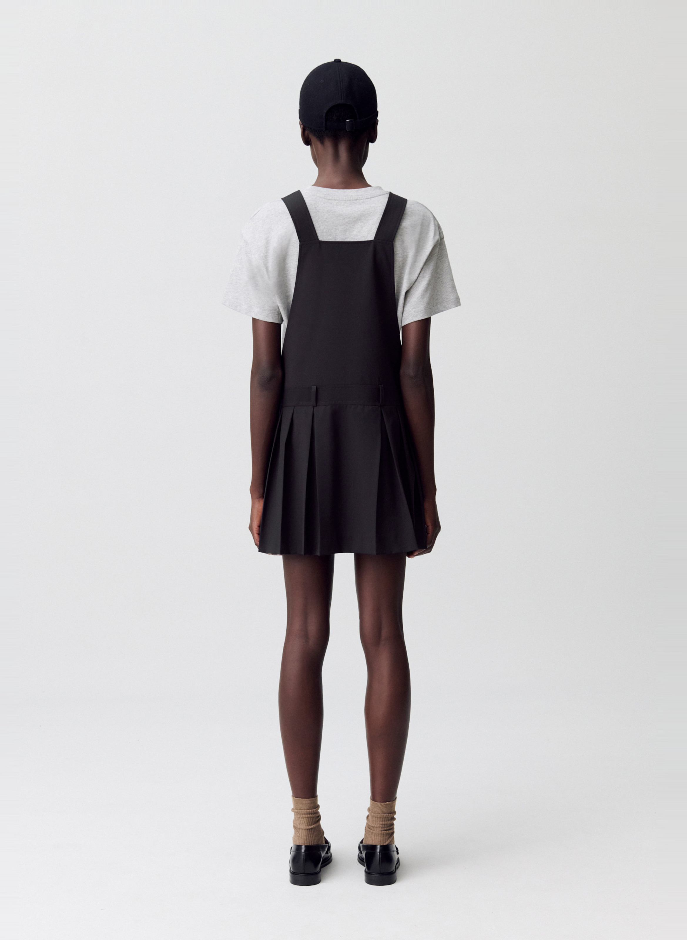 Robe courte en laine mélangée CLAUDIE PIERLOT Bleu