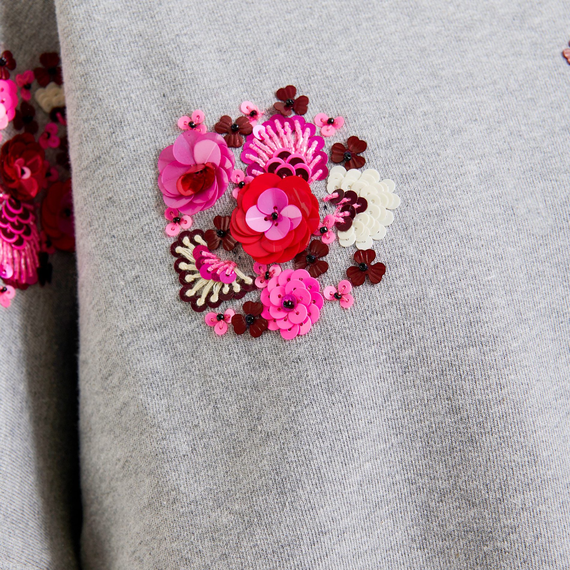 Sweat col rond en coton itro ESSENTIEL ANTWERP Gris