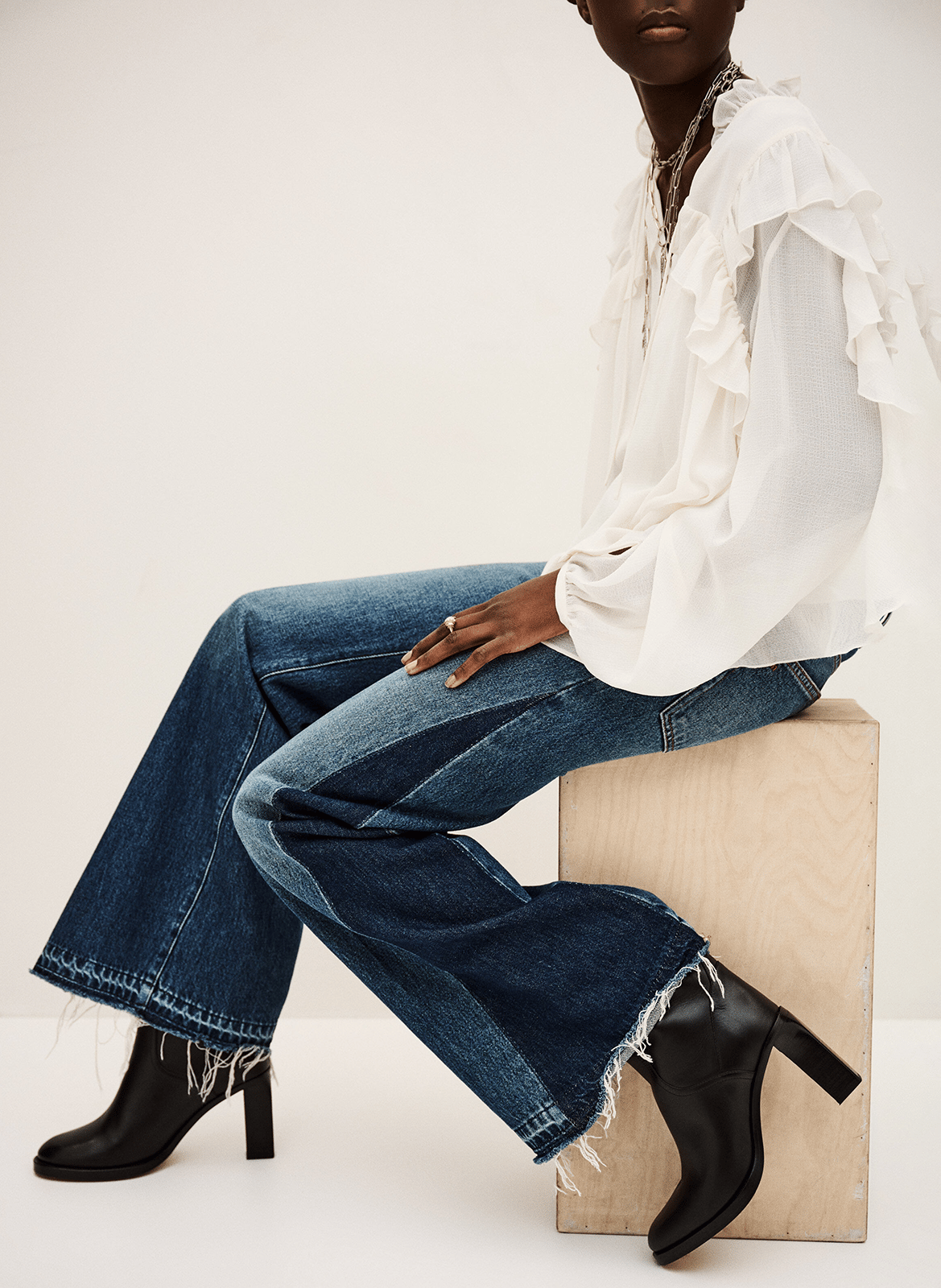 Bottines en cuir clarosa Noir