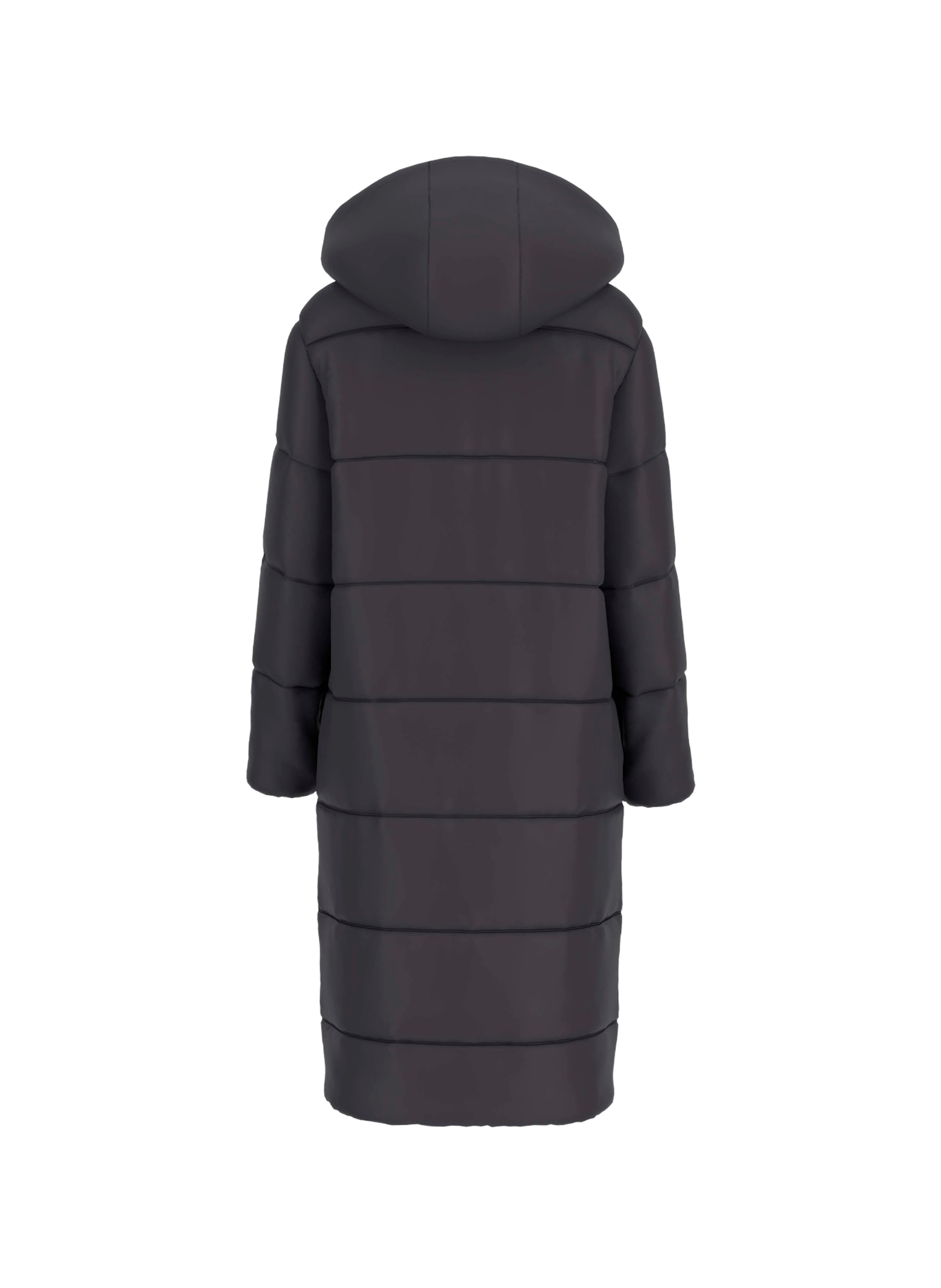 Manteau droit col montant GUESS Noir