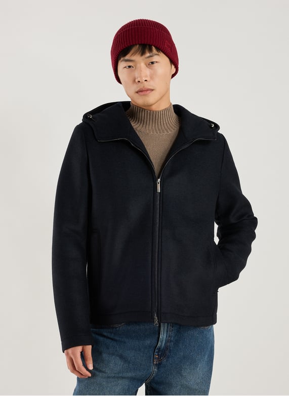 Manteau ample à capuche | Bleu by COLMAR Manteau ample à capuche Bleu
