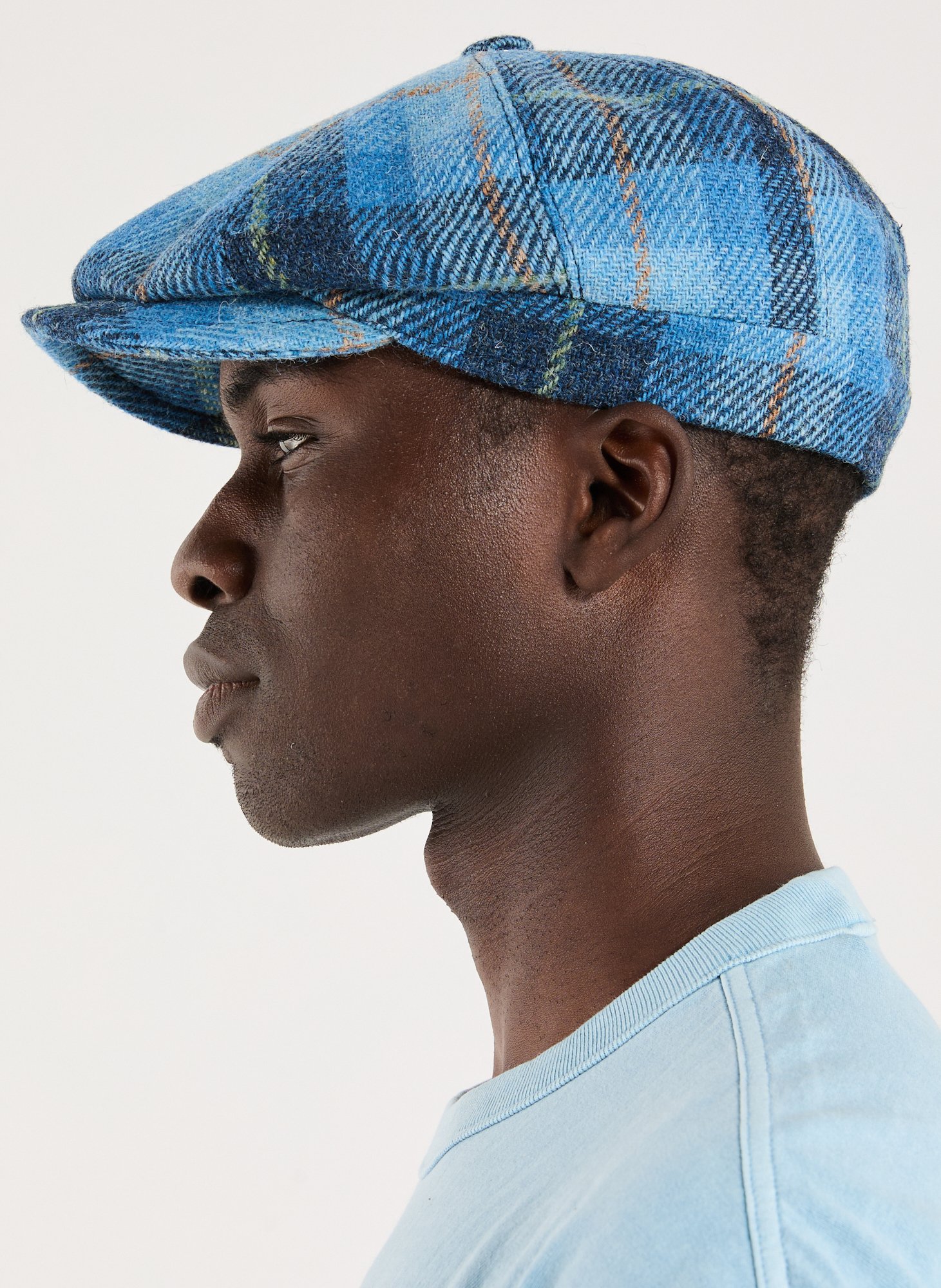 Checked wool beret SAISON 1865 Multicolour
