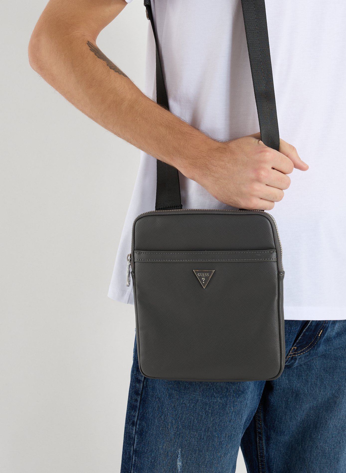 Sac à bandoulière GUESS Gris