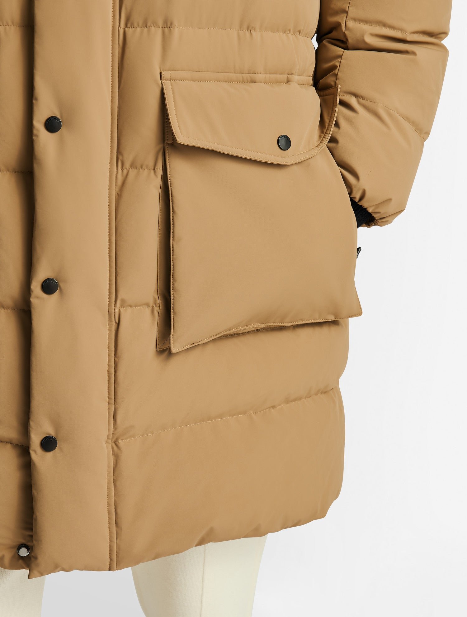 Doudoune atildo col montant coupe ample FUSALP Beige