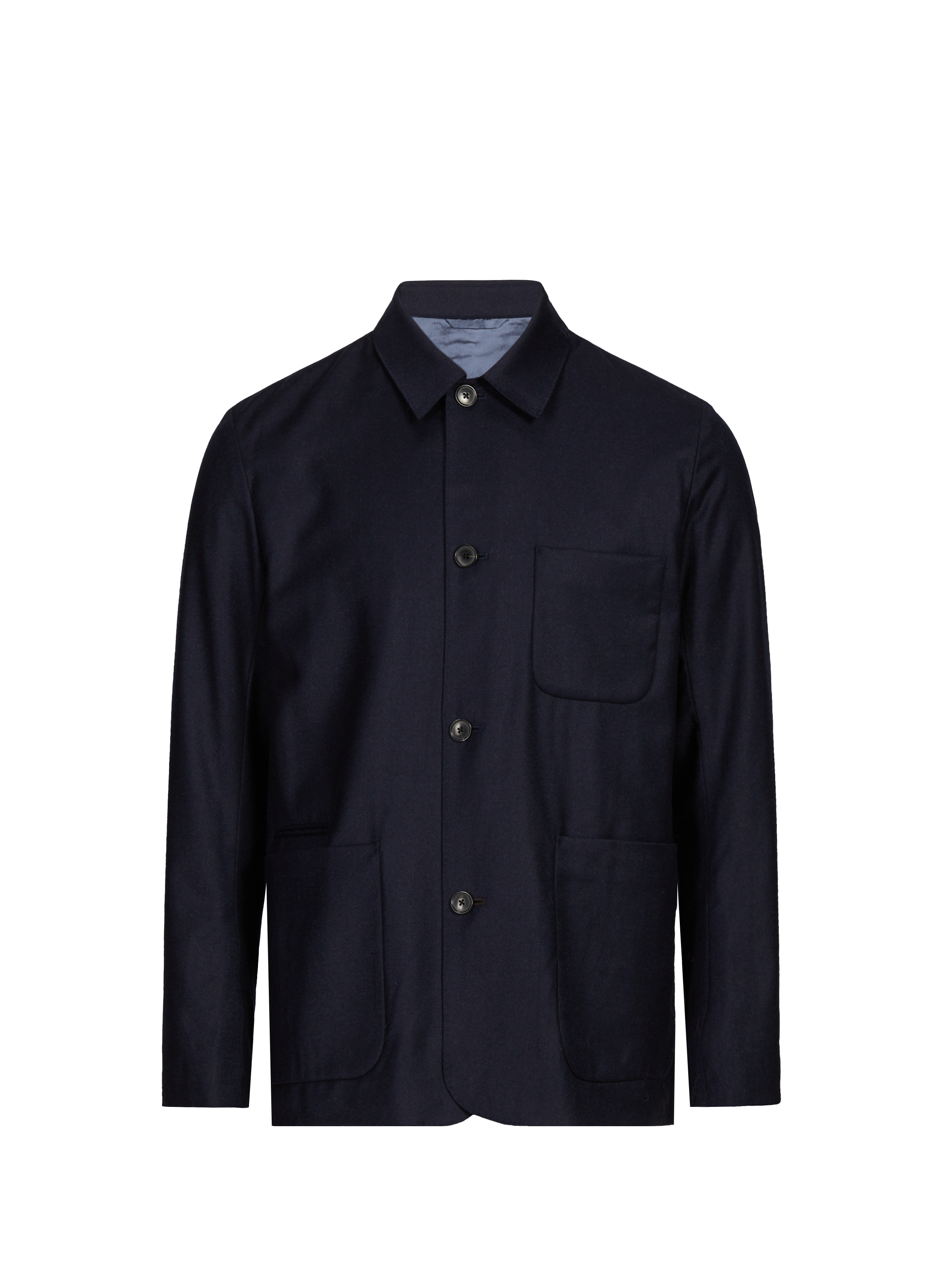 PAUL SMITH Veste légère en laine et cachemire Blue