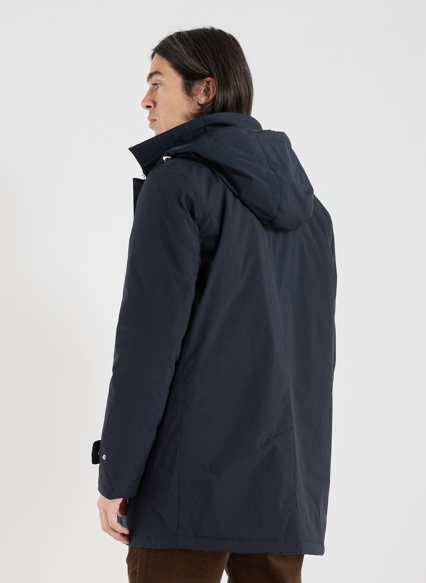 Mid-length jacket EDEN PARK Blue