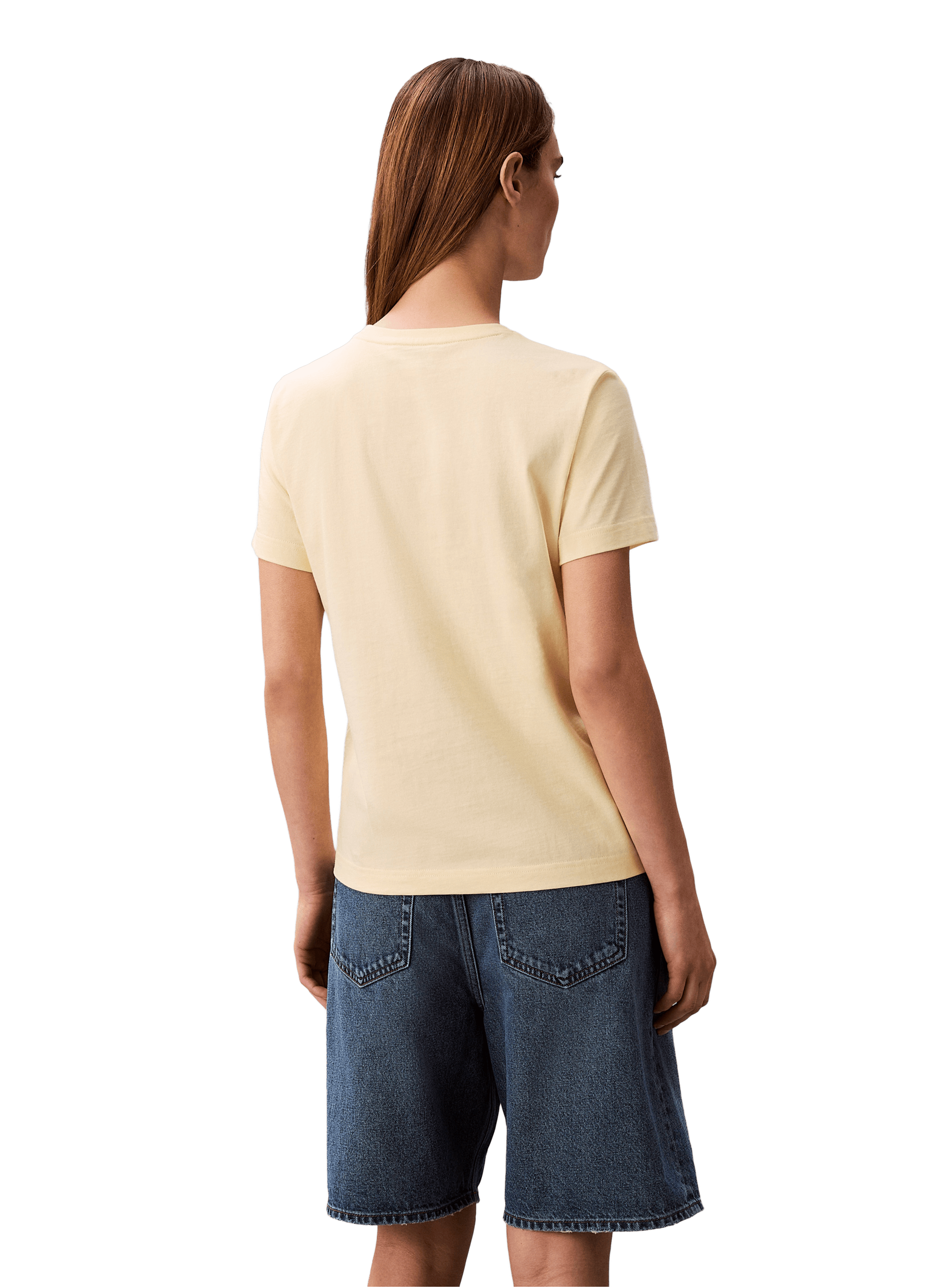 Classic Cotton T-Shirt CALVIN KLEIN Yellow