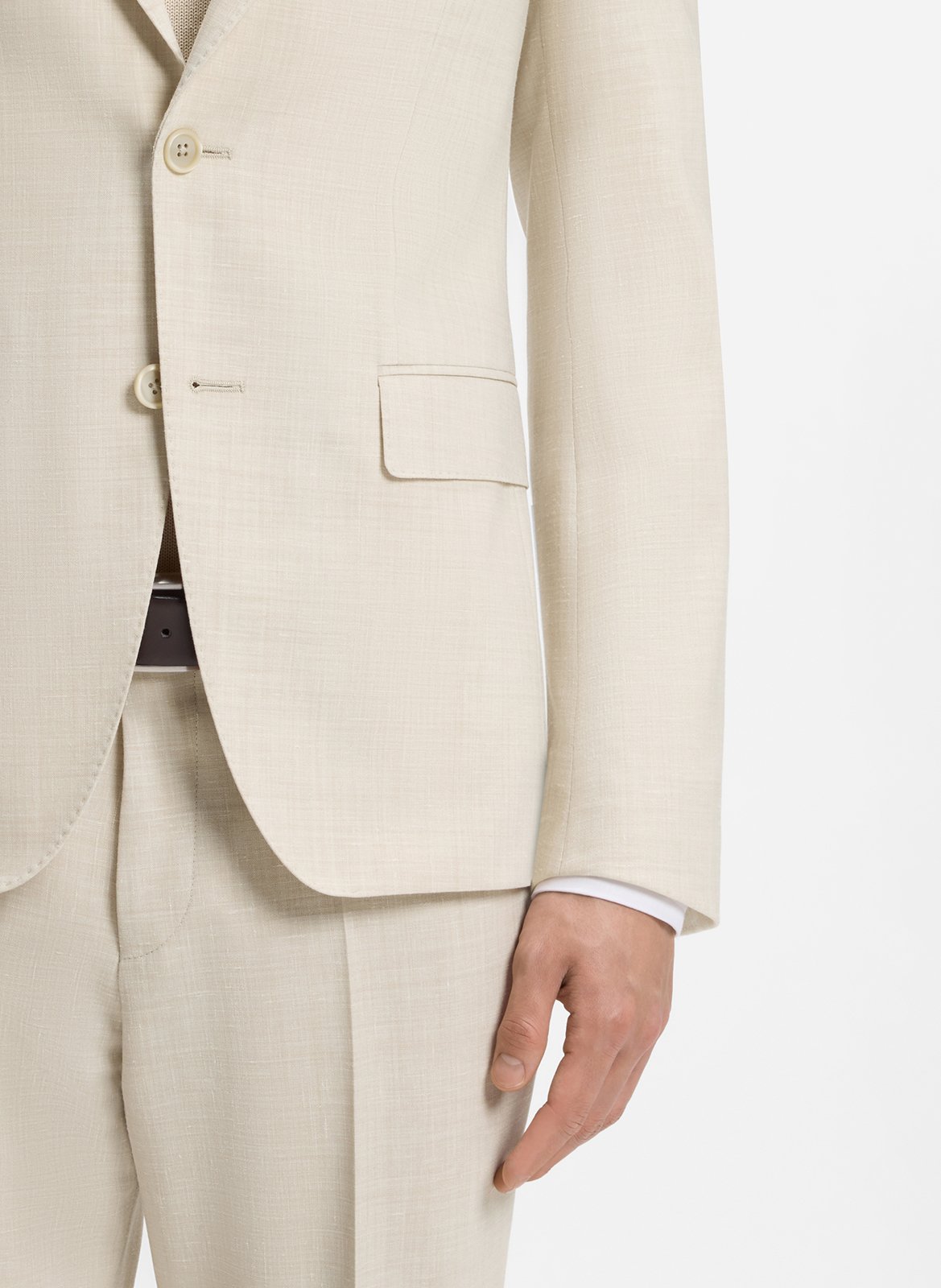 Costume deux pièces slim-fit BOSS Beige