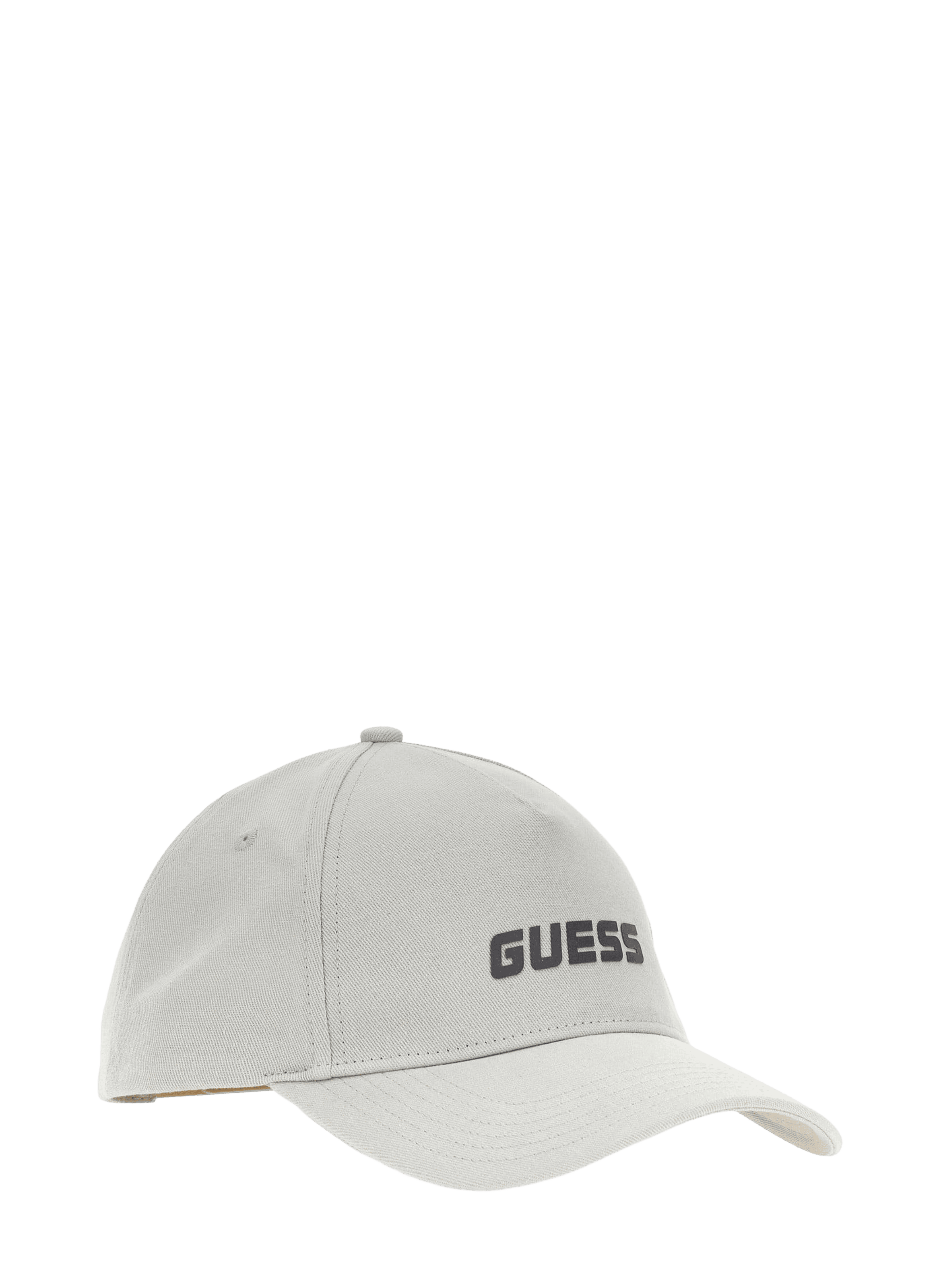 Cotton twill logo cap GUESS Beige