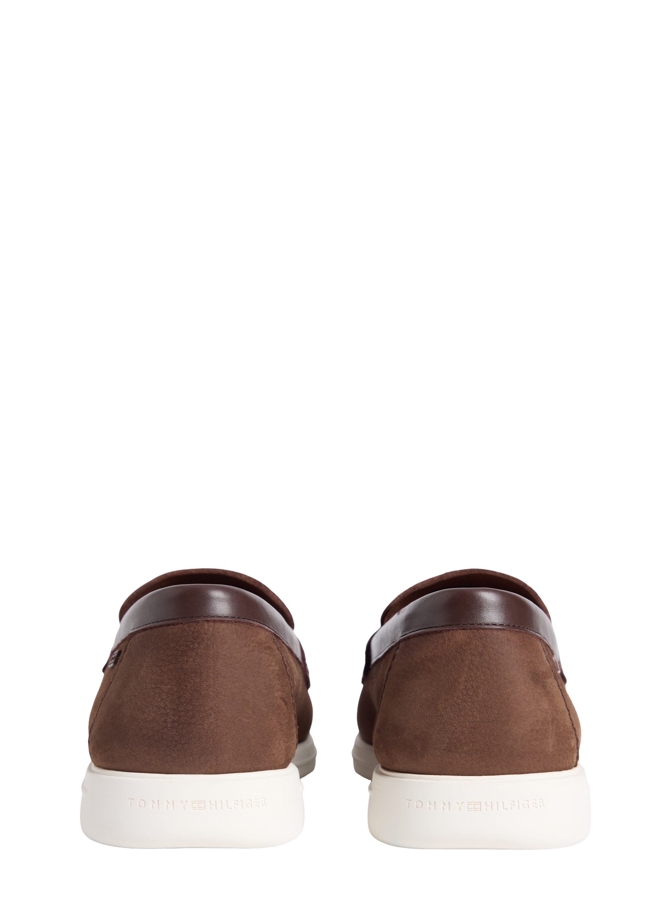 Mocassins en daim à semelle souple TOMMY HILFIGER Marron