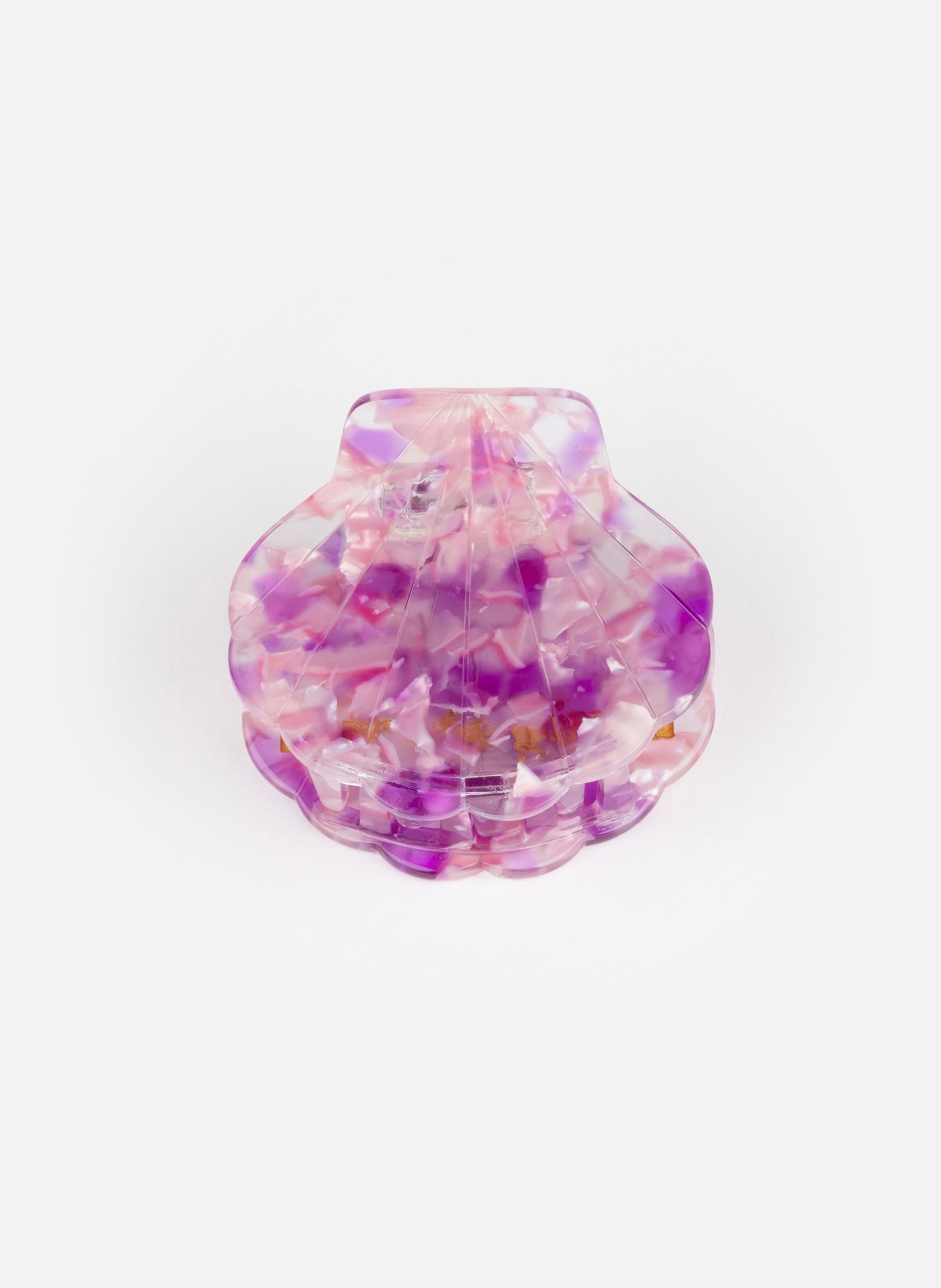 Pince à cheveux mermaid en acétate de cellulose KURAGE GINZA Rose