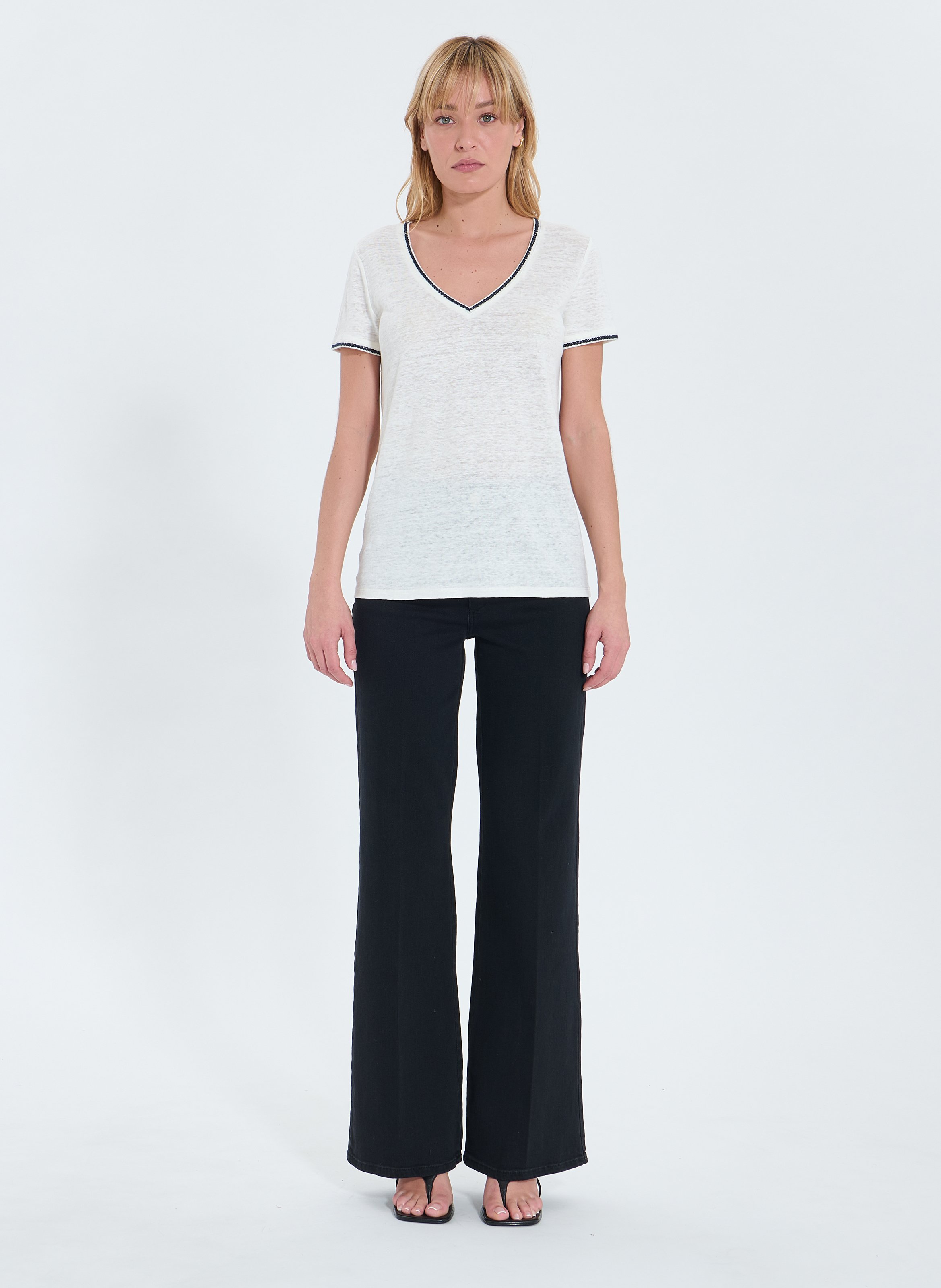 Top  tasmila ZAPA Blanc