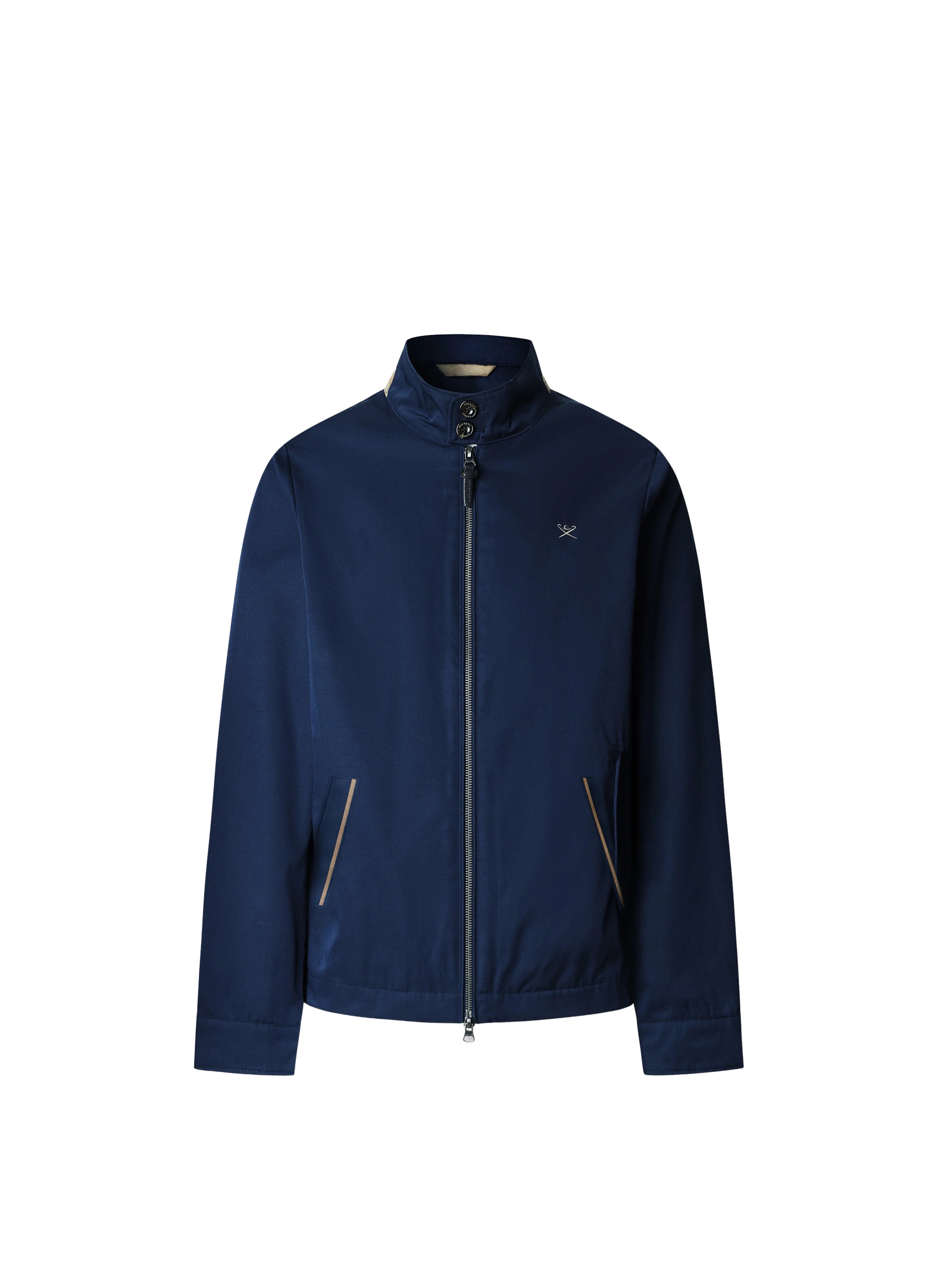 Recht jasje met opstaande kraag HACKETT Blue