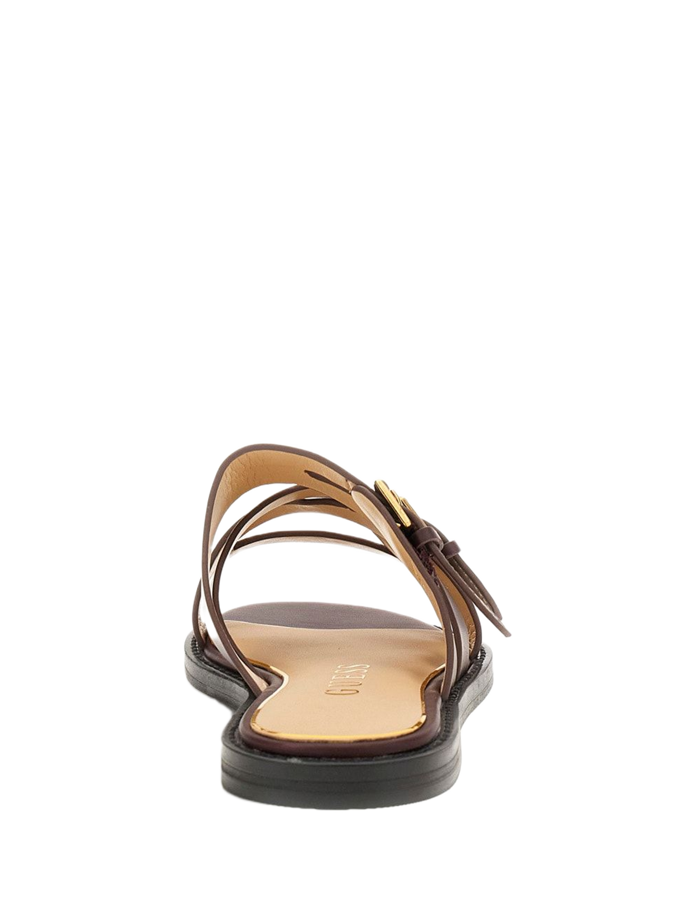 Flat Grayden buckled sandals GUESS Red