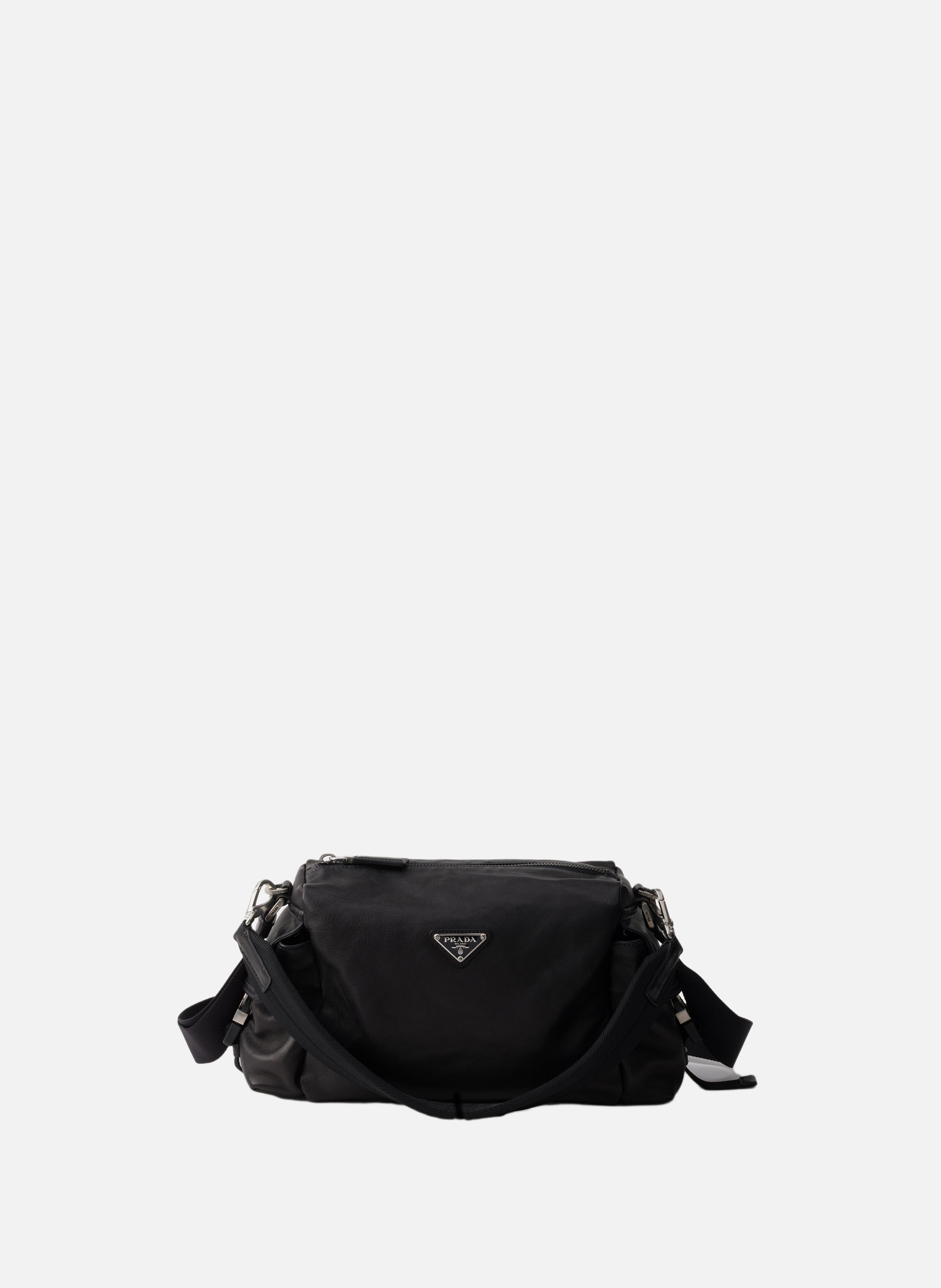 Sac en cuir prada explore PRADA Noir