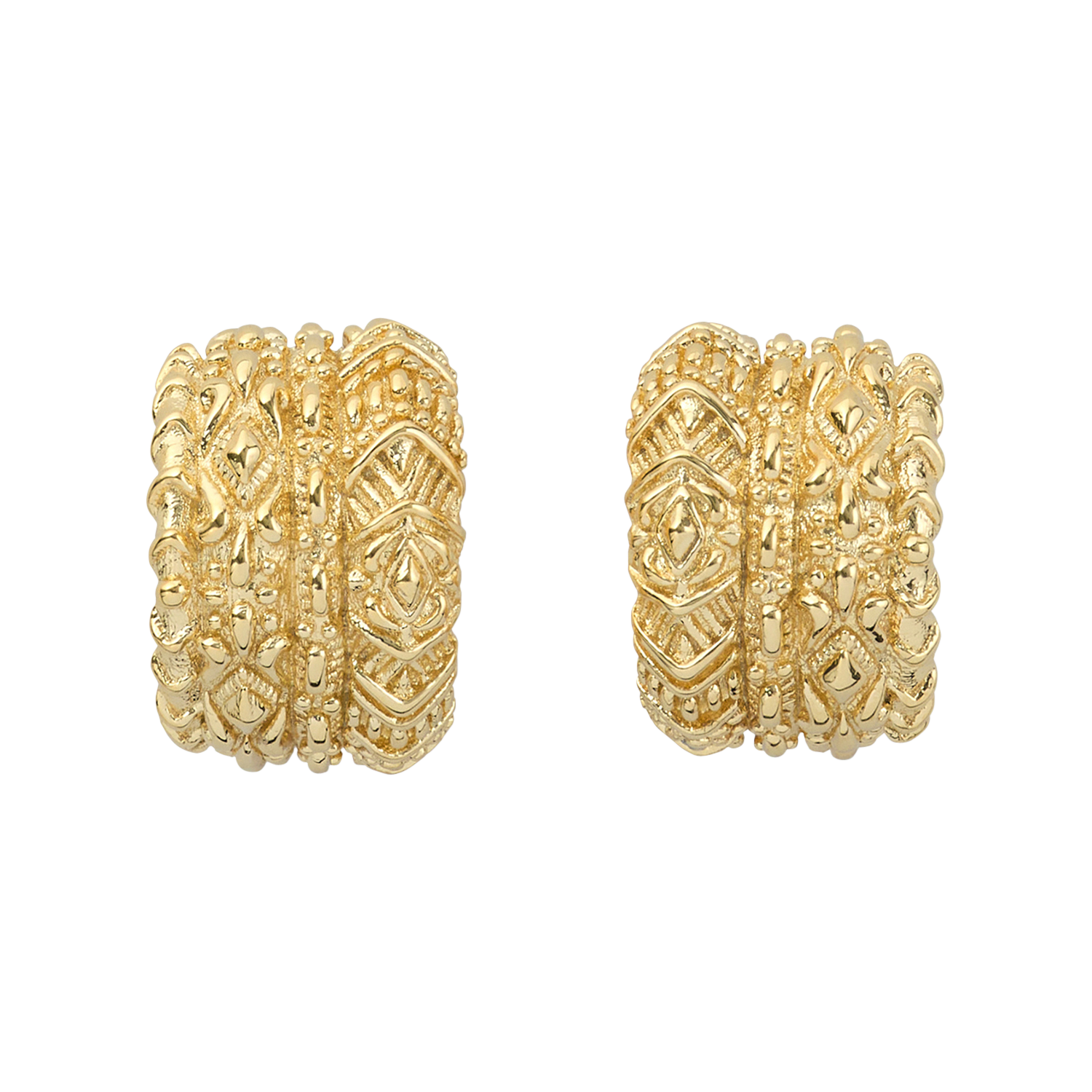 Boucles d'oreille sheldon BA&SH Doré