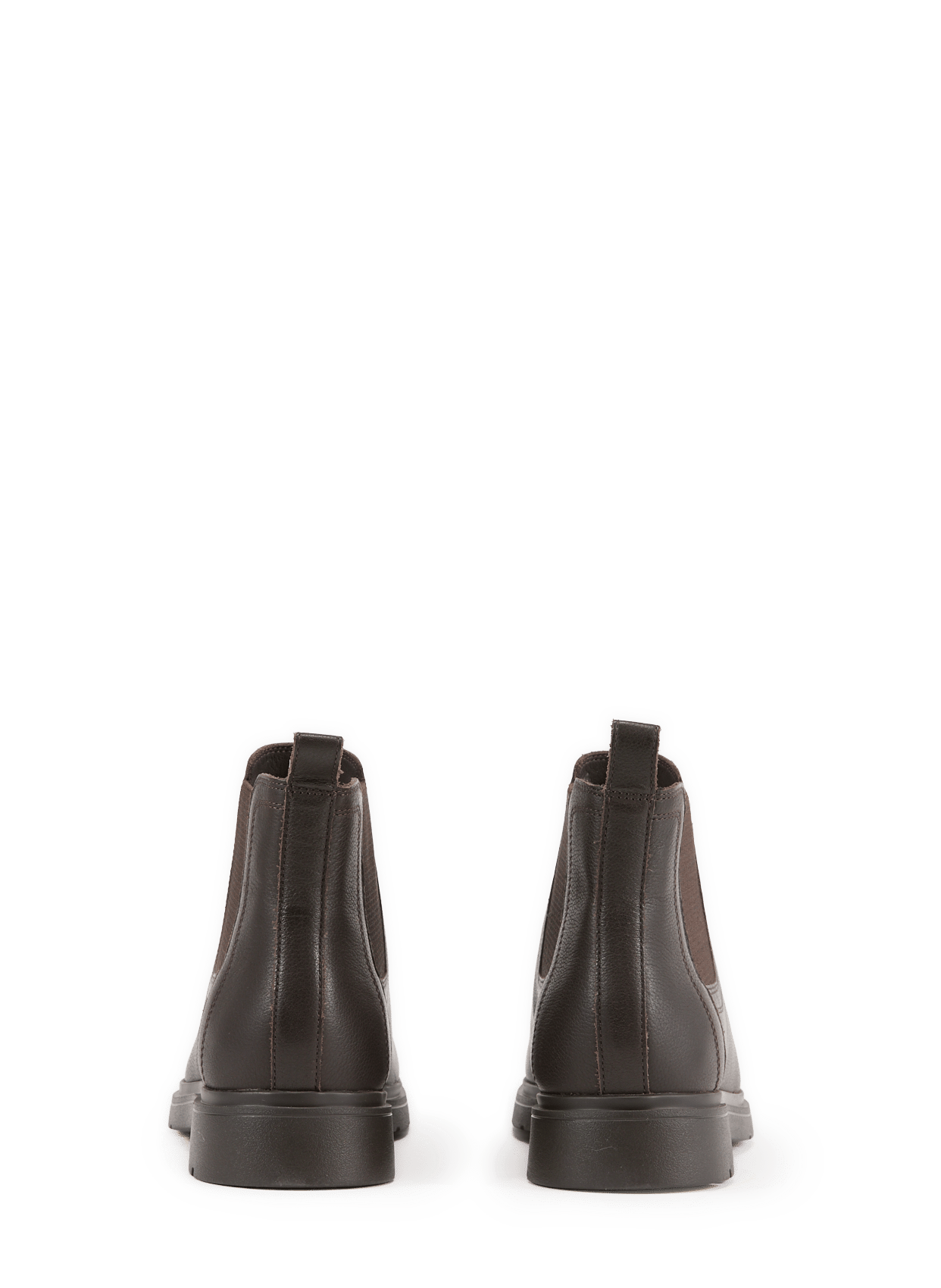 Leather ankle boots GEOX Brown