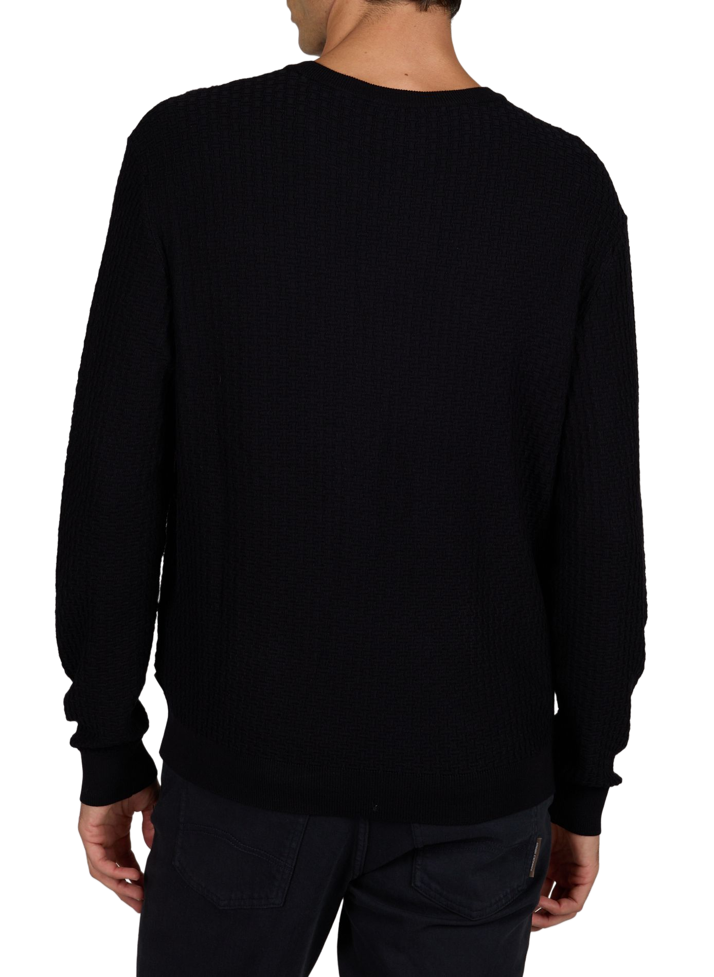 Texturiertes Pullover ARMANI EXCHANGE Blau