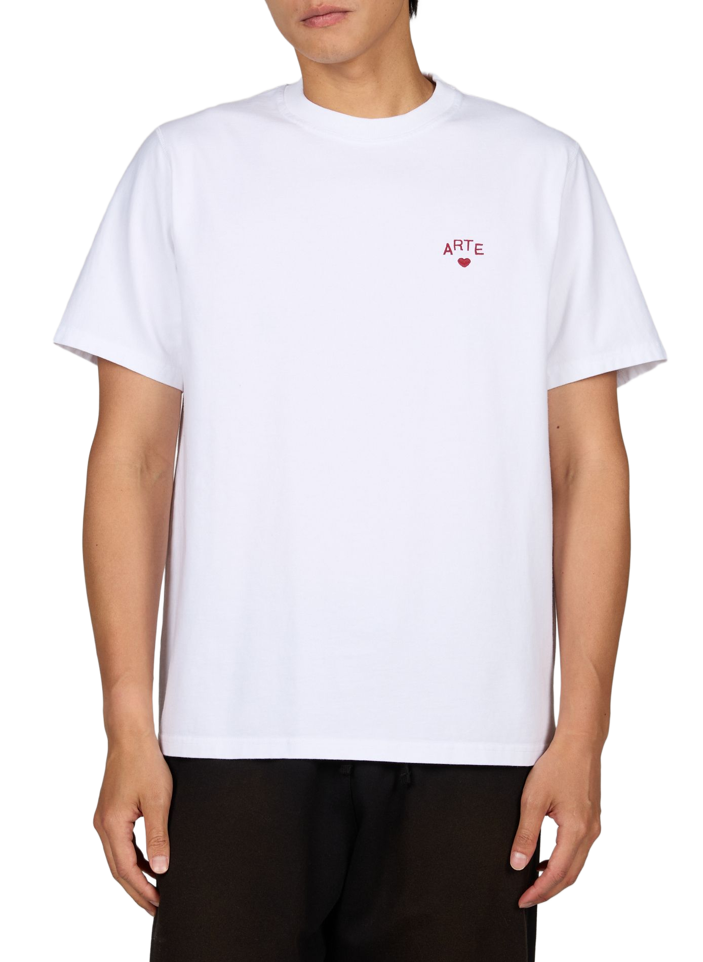 Oversized round neck cotton t-shirt ARTE ANTWERP White