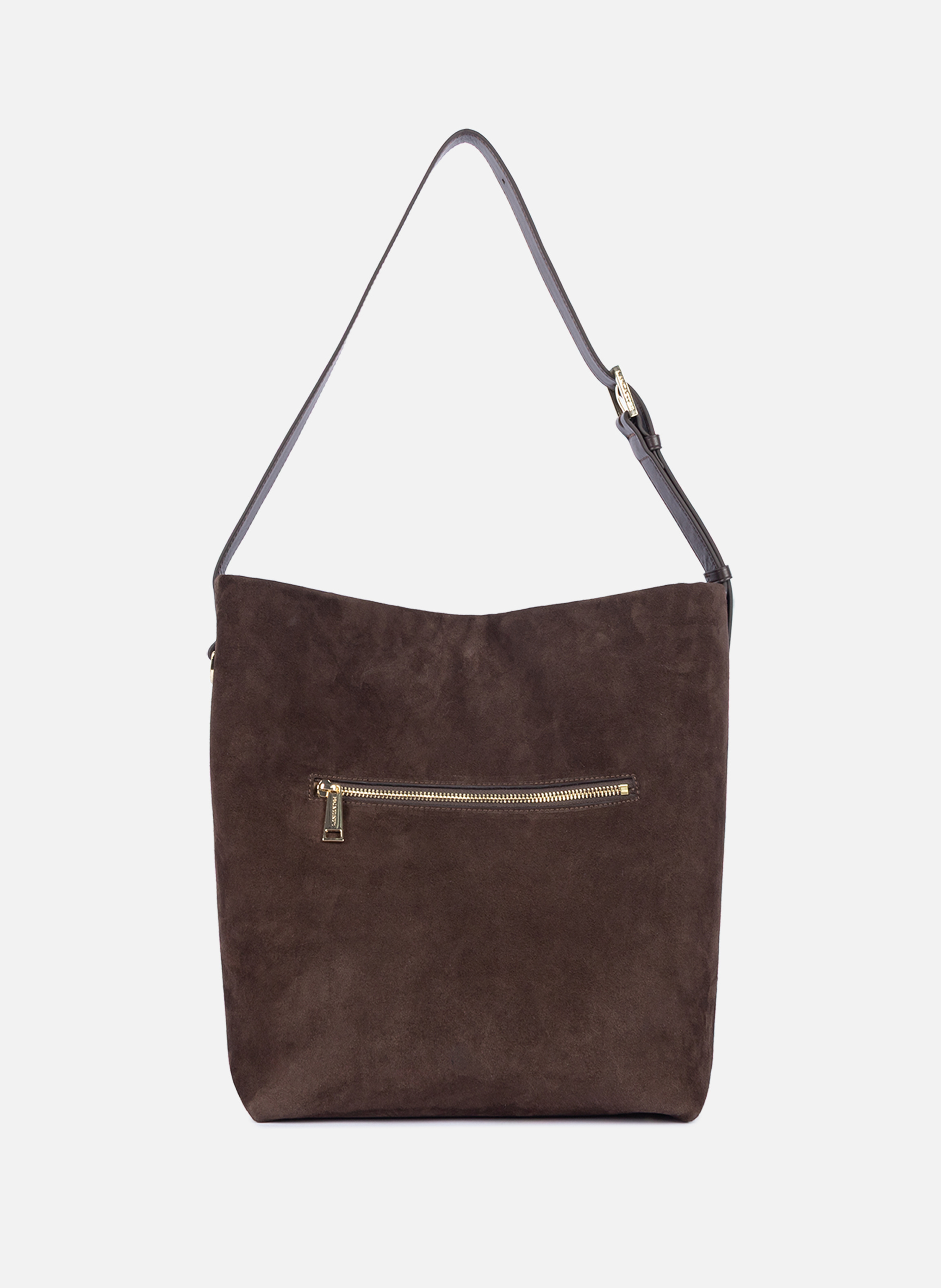 Grand sac seau - suède LANCASTER Marron