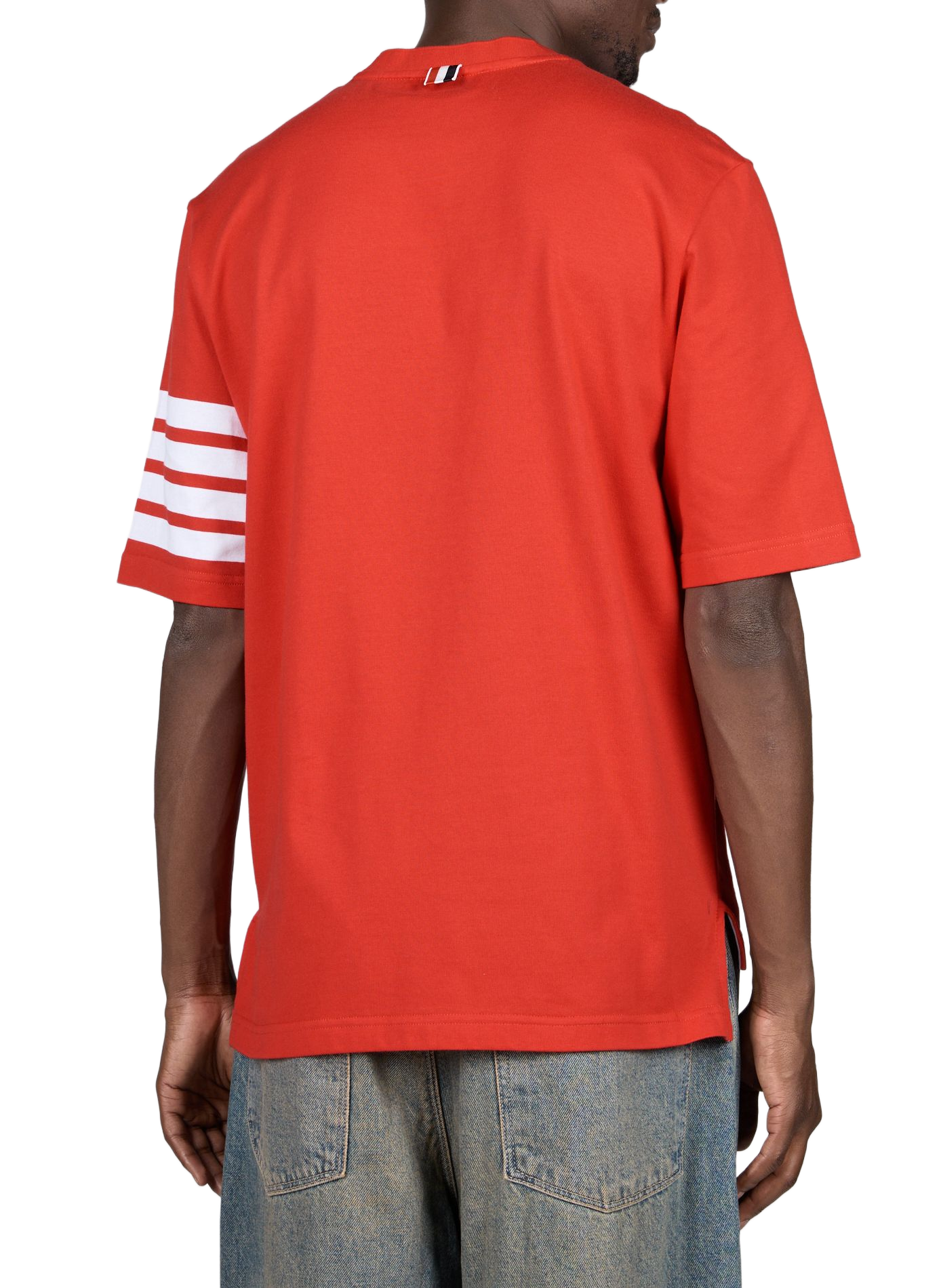 T-shirt en coton THOM BROWNE Rouge