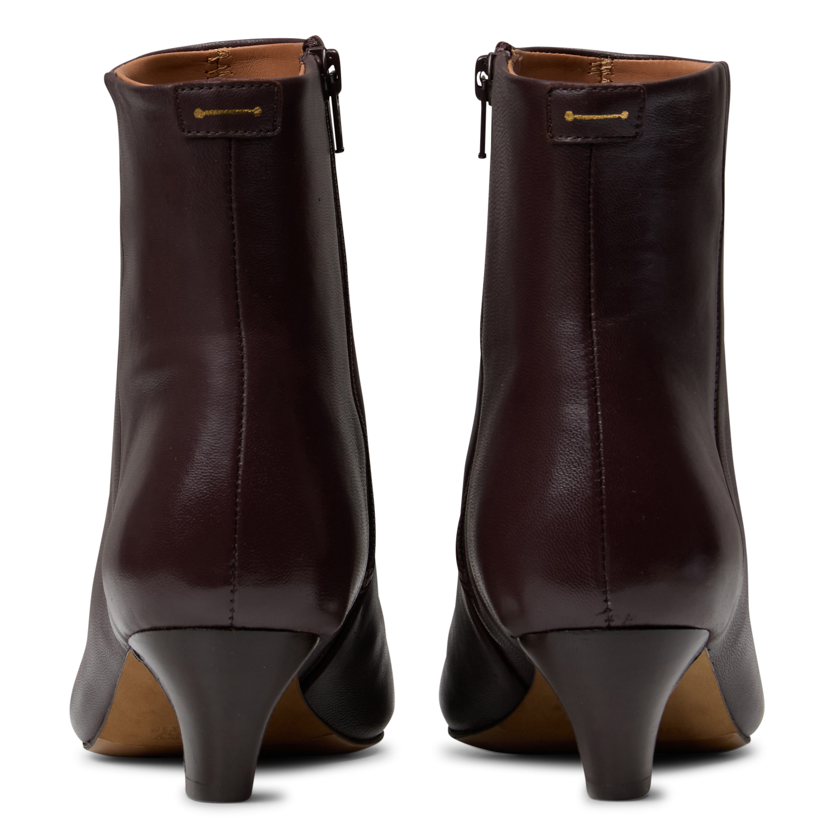 Bottines en cuir helia ANTHOLOGY Marron