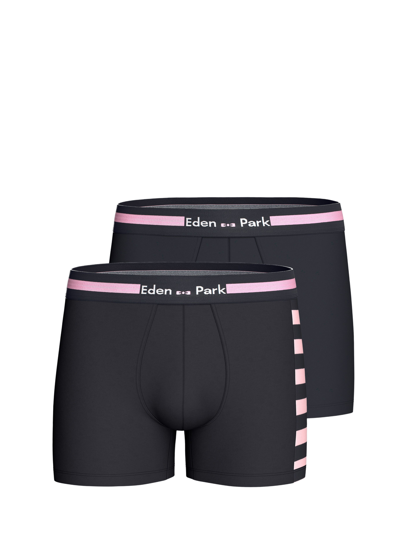 Set van 2 boxershorts van stretchkatoenen jersey EDEN PARK Veelkleurig