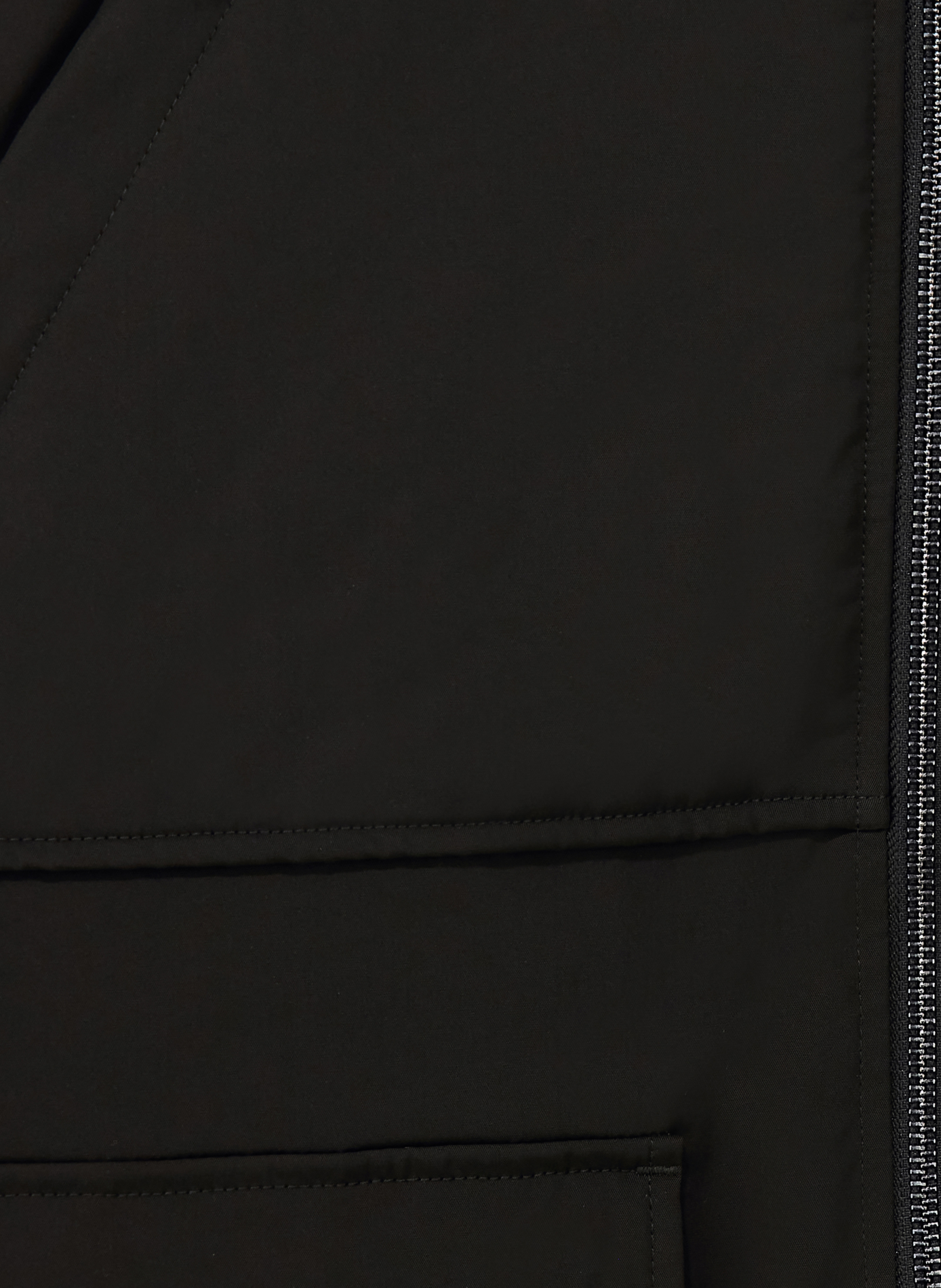 Parka droite à capuche  ARMANI EXCHANGE Kaki
