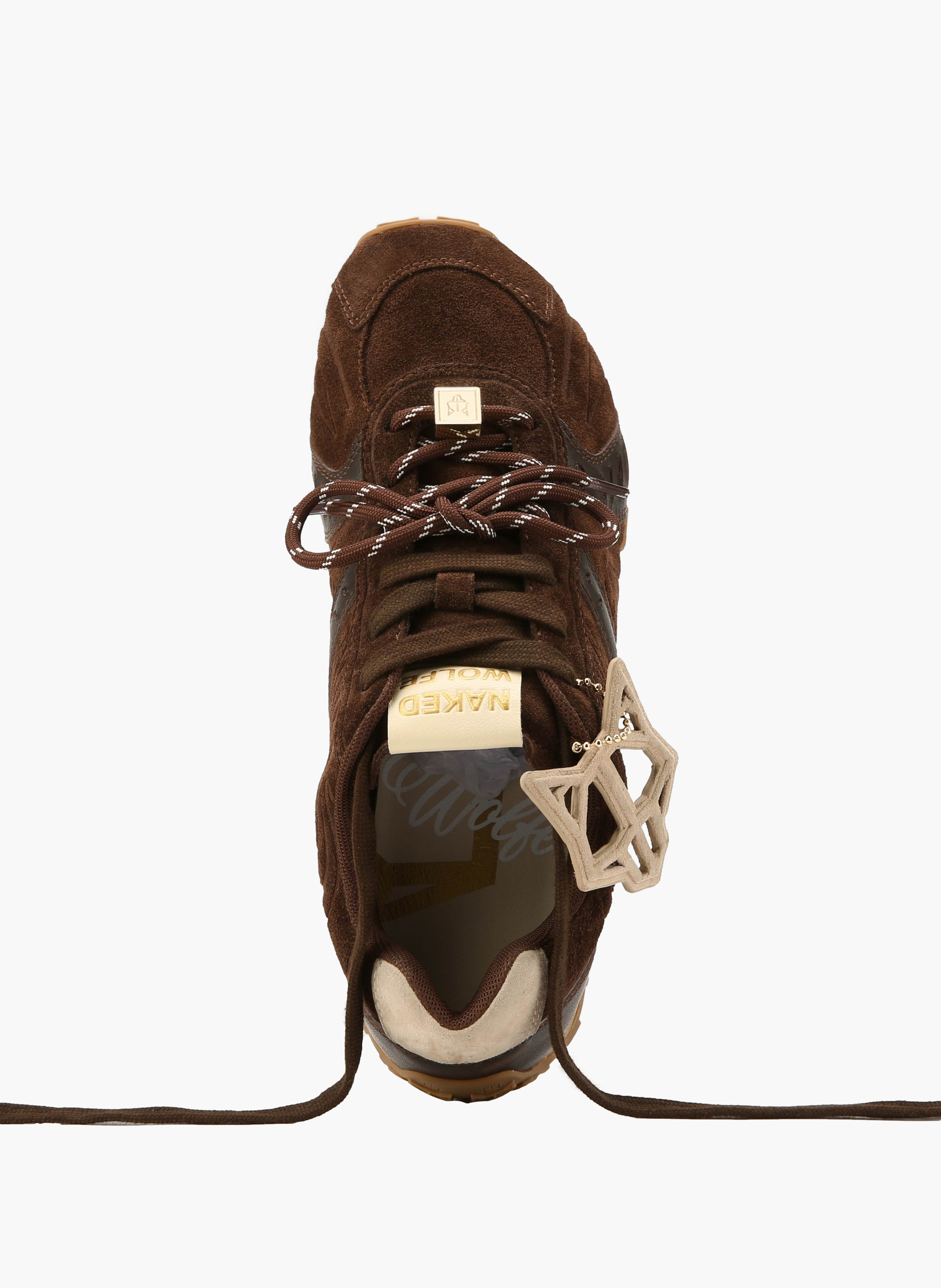 Lapse-sneakers van suède NAKED WOLFE Bruin